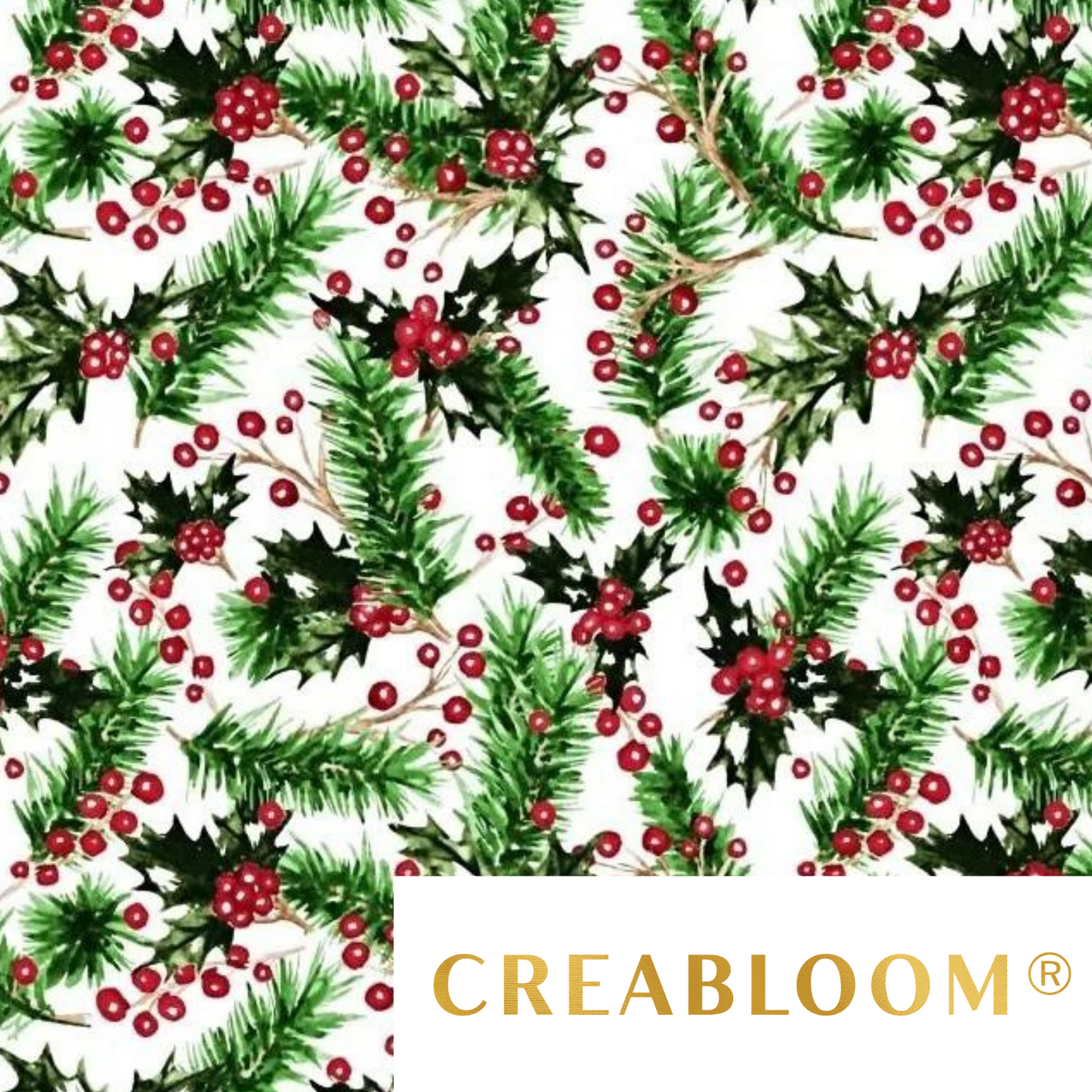 Tissu Coton Motif Noël
