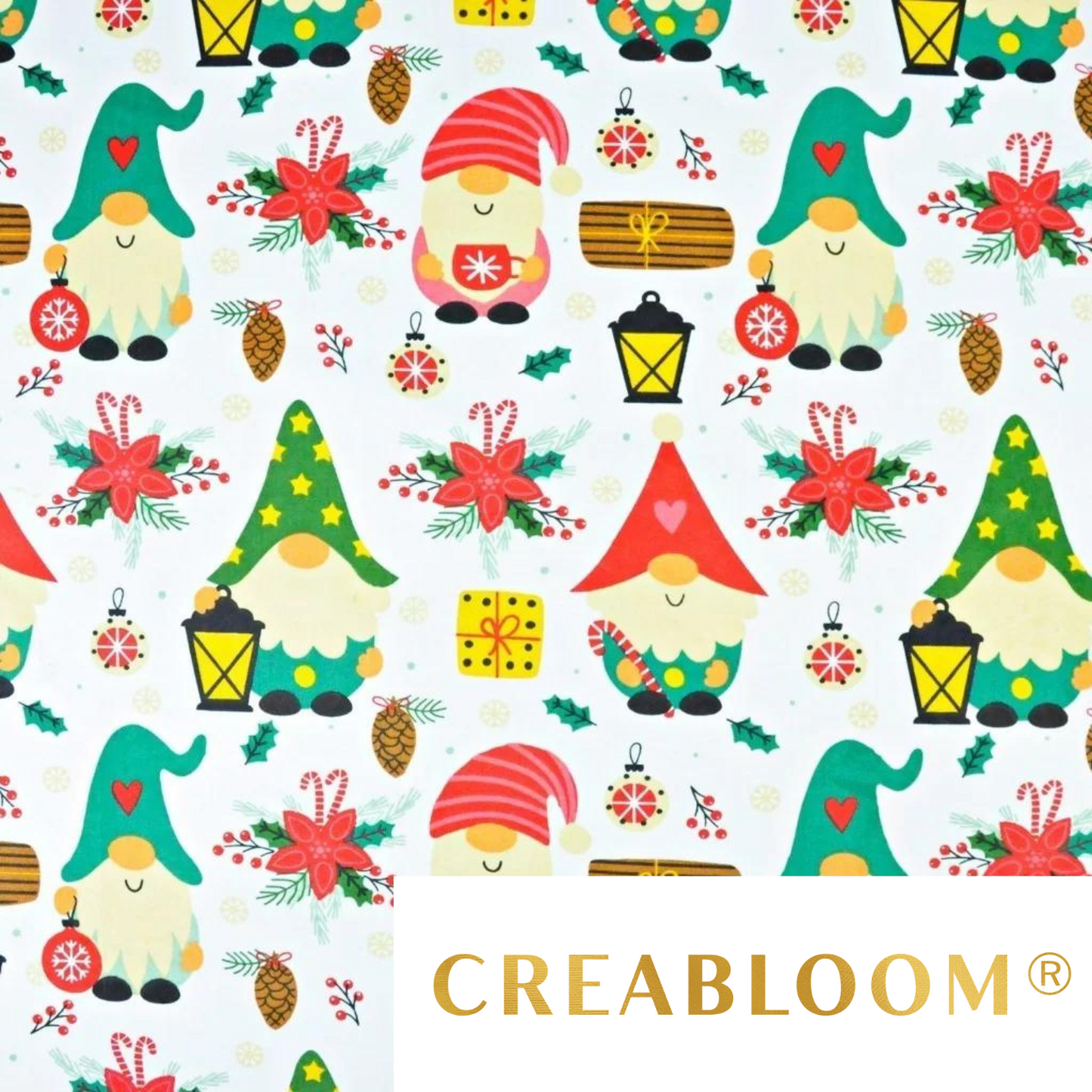 Tissu Coton Motif Noël