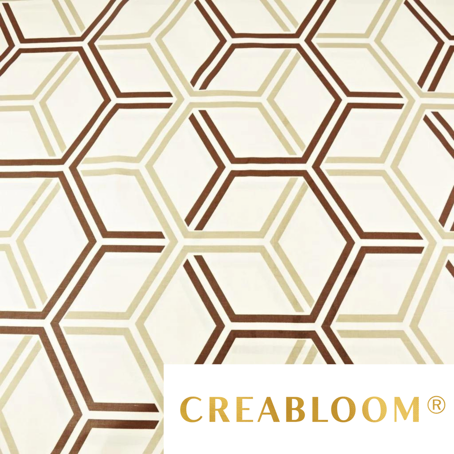 Tissu Coton Motif Géométrique