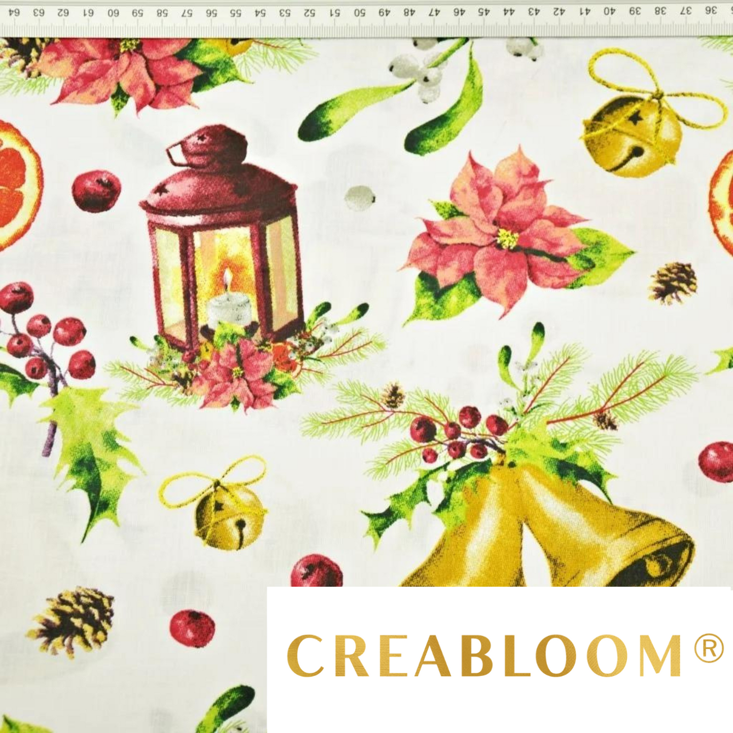 Tissu Coton Motif Noël