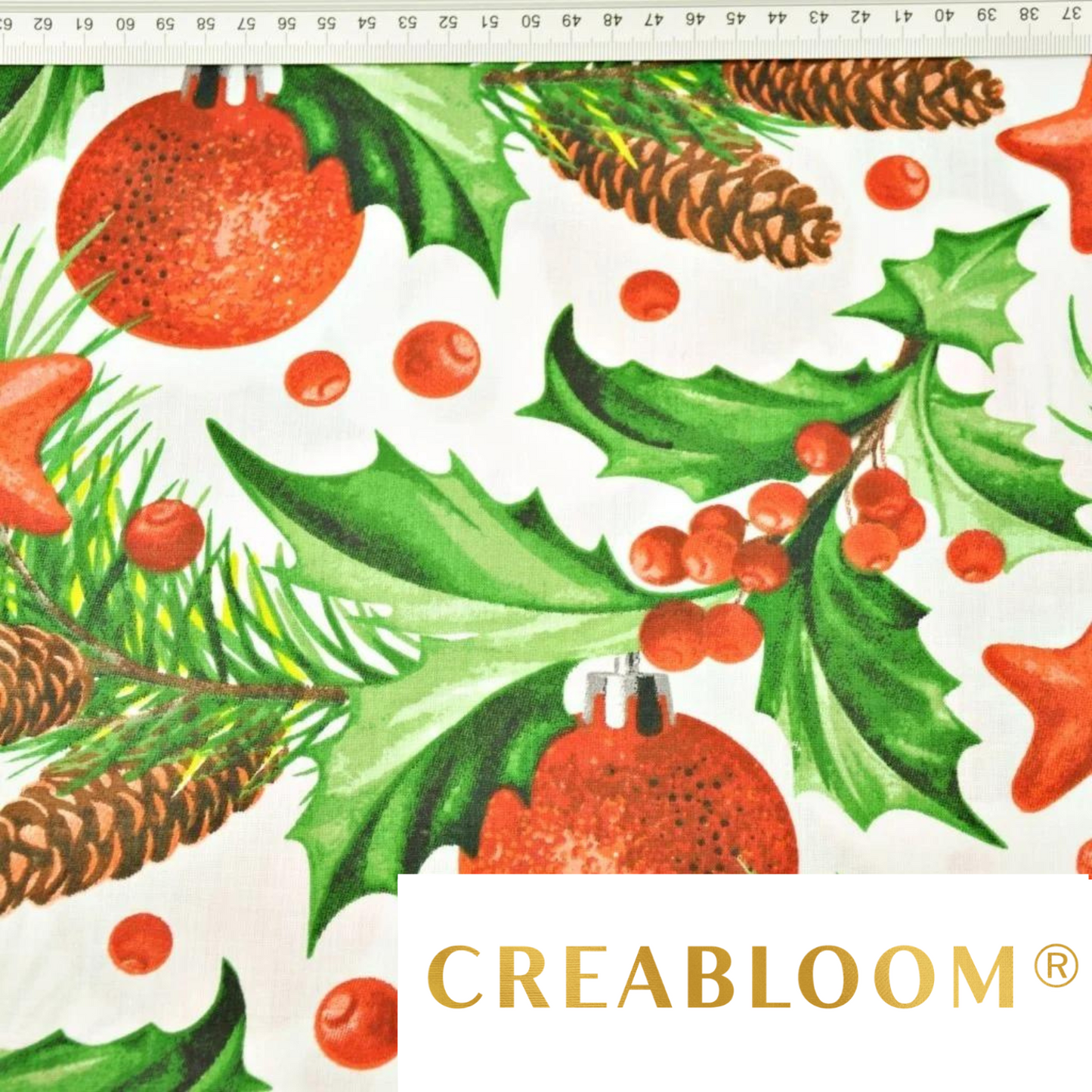 Tissu Coton Motif Noël