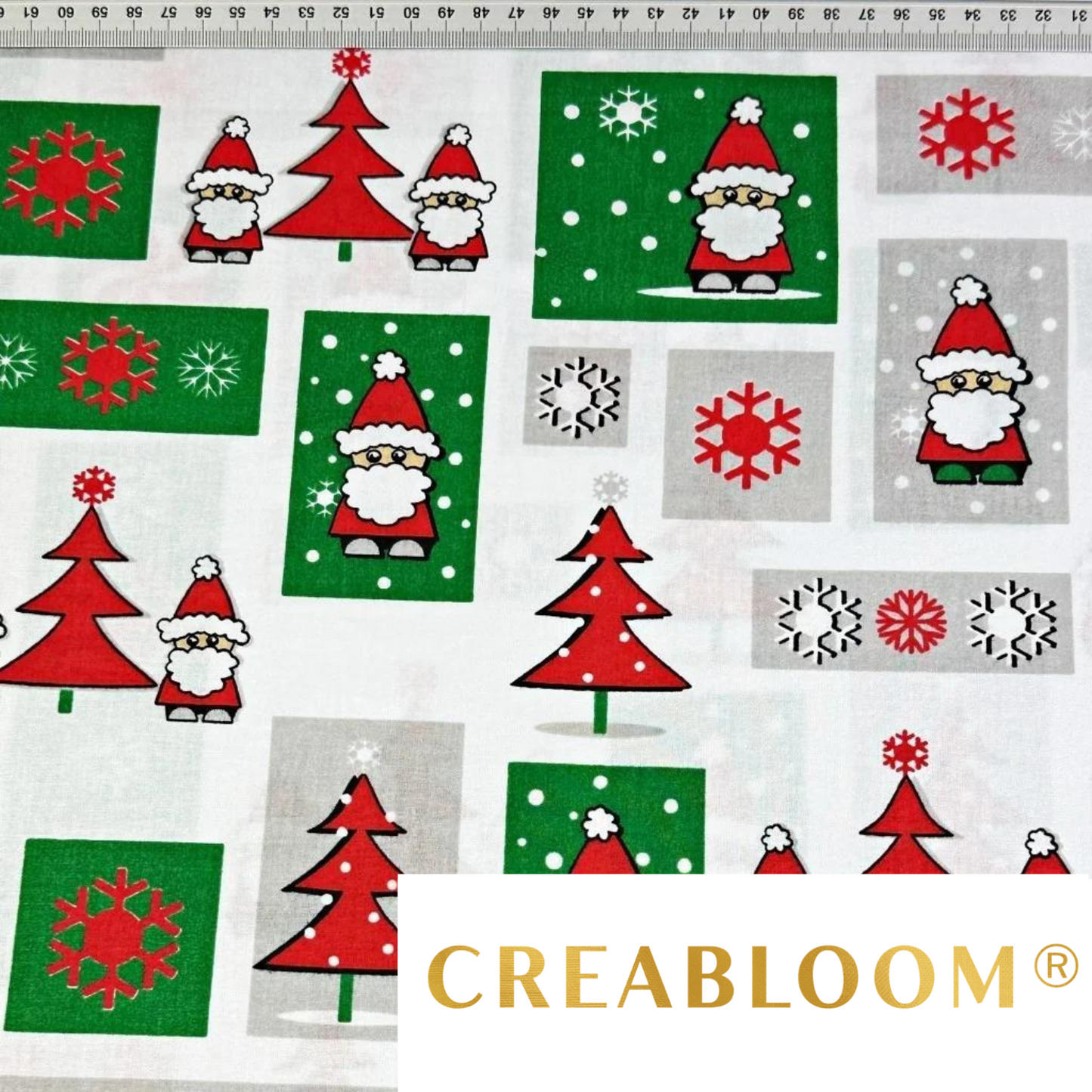 Tissu Coton Motif Noël