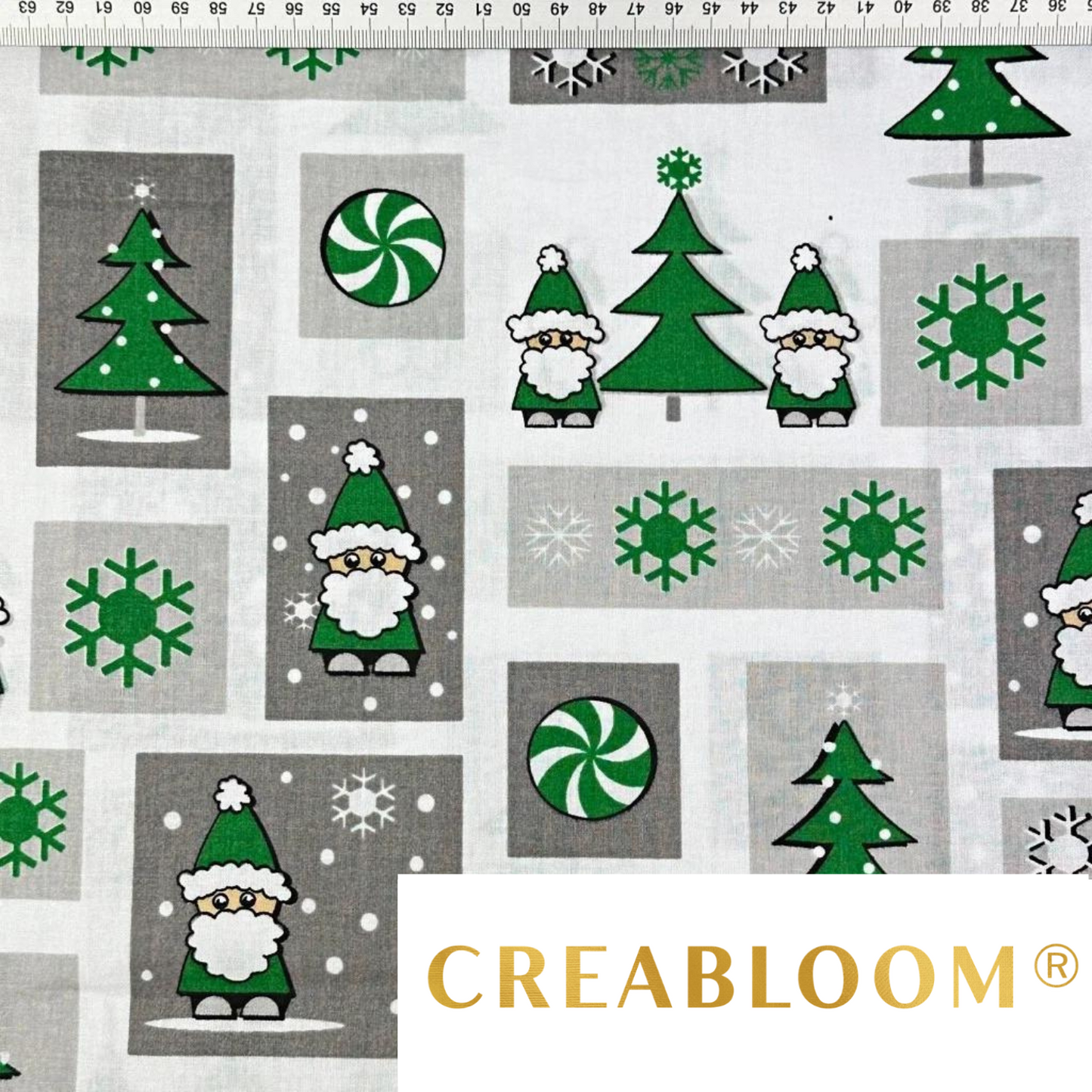 Tissu Coton Motif Noël