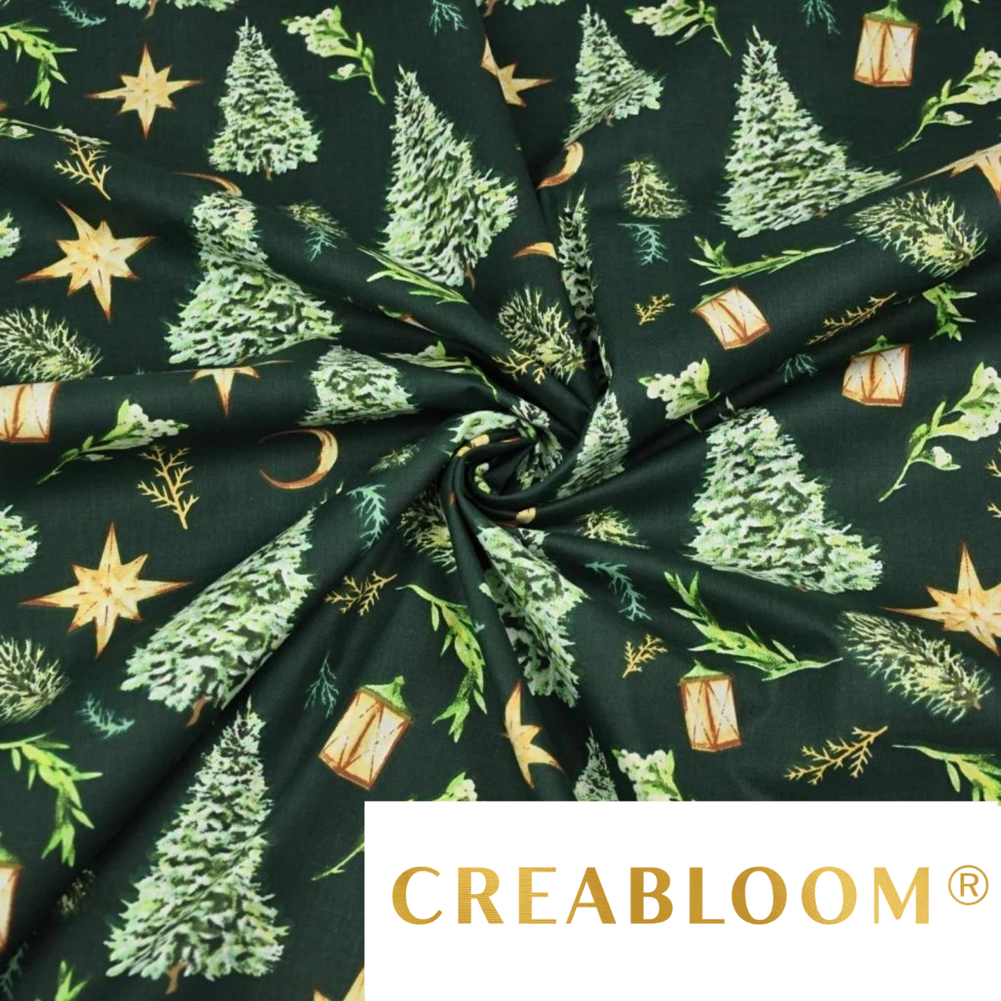 Tissu Coton Motif Noël