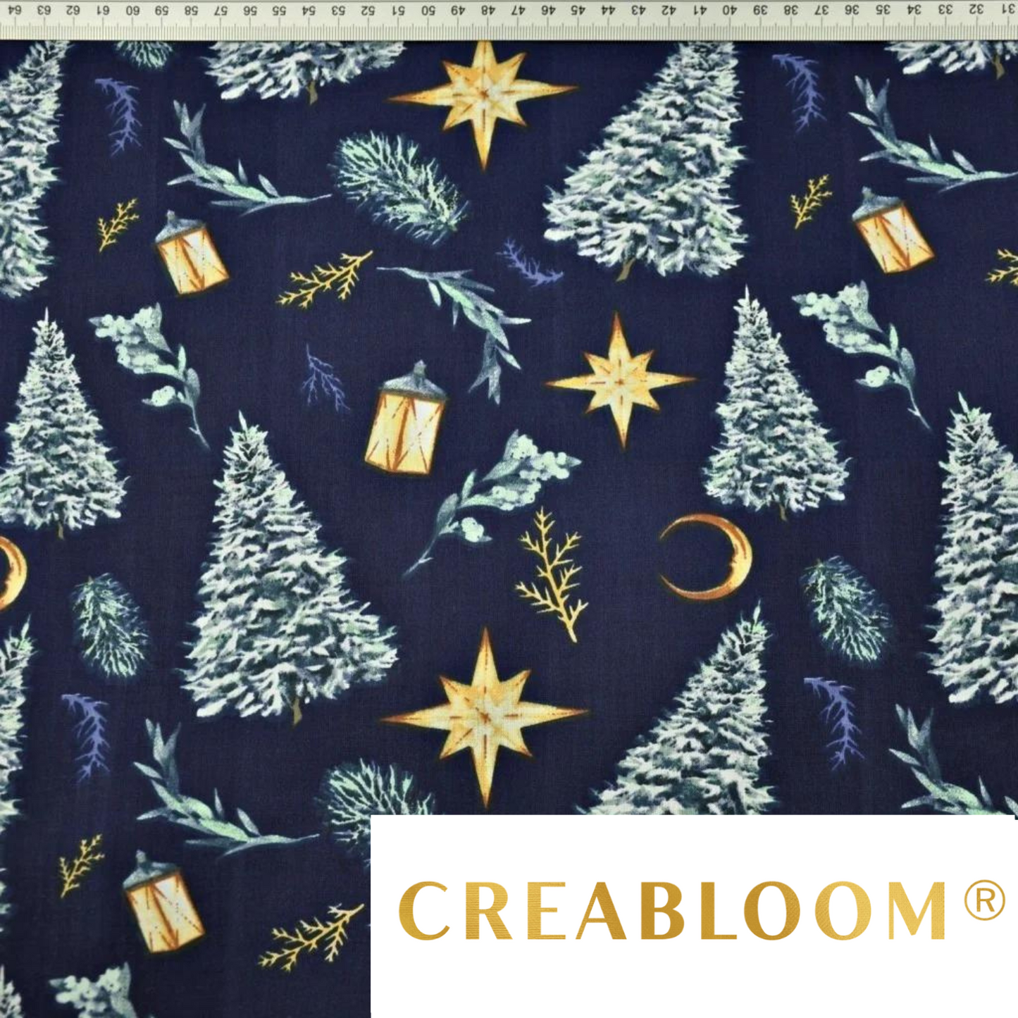 Tissu Coton Motif Noël
