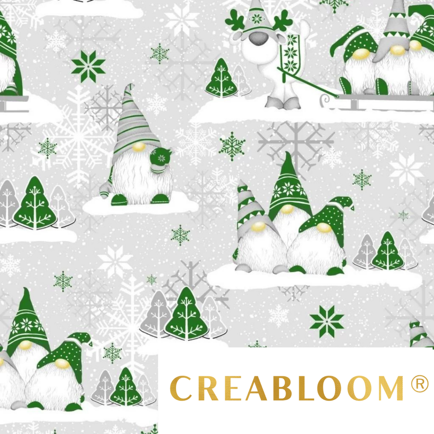Tissu Coton Motif Noël