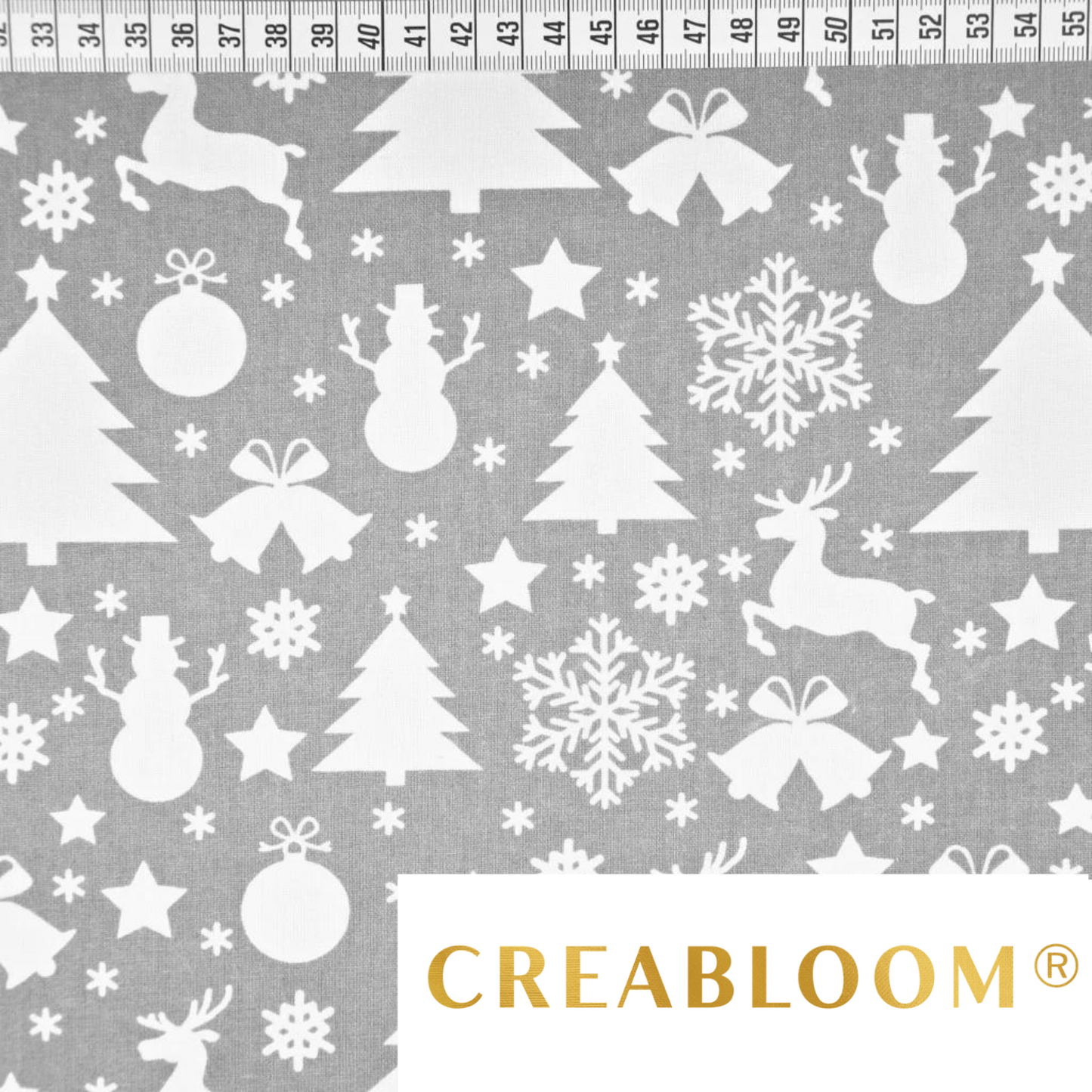Tissu Coton Motif Noël