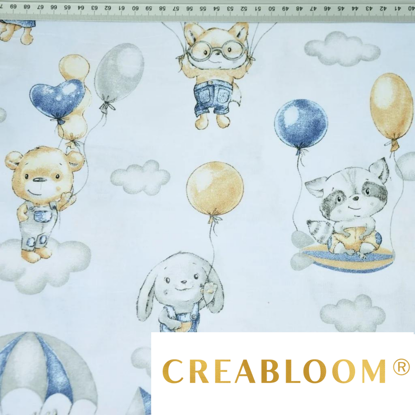 Tissu Coton Motif Animaux