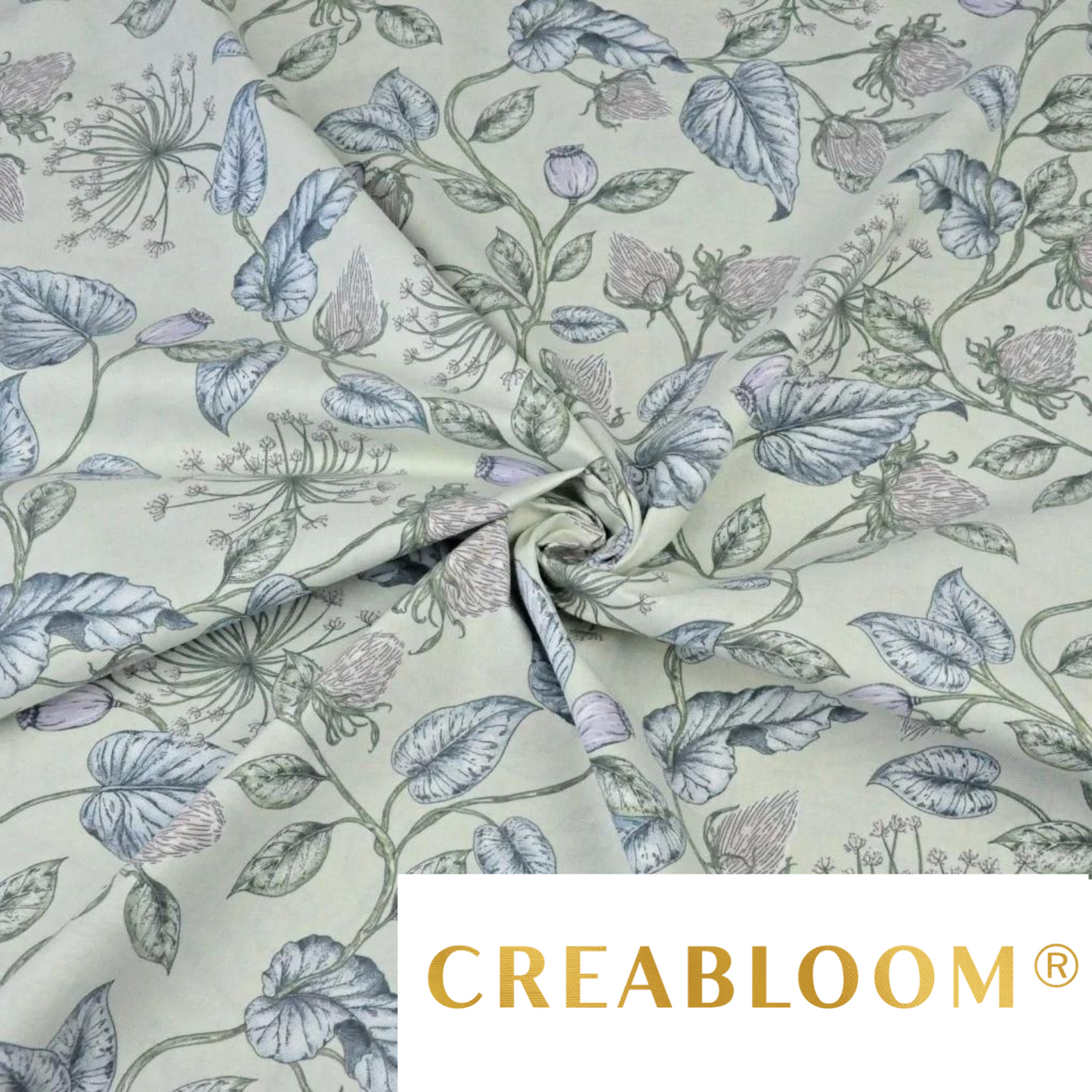 Tissu Coton Motif Fleurs