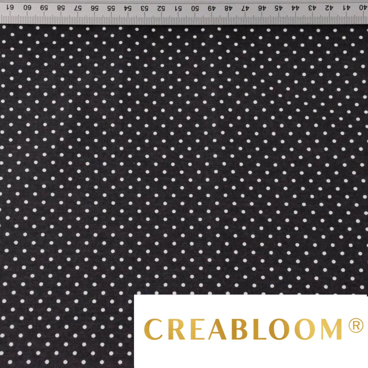 Tissu Coton Motif À Pois De 2Mm