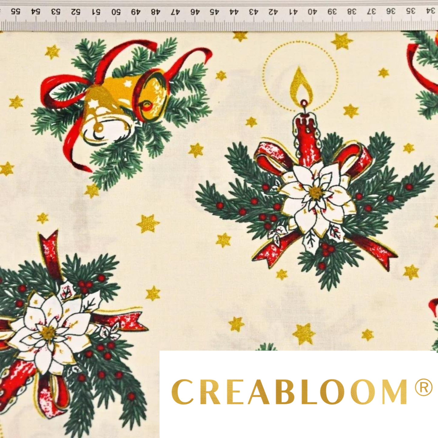 Tissu Coton Motif Noël