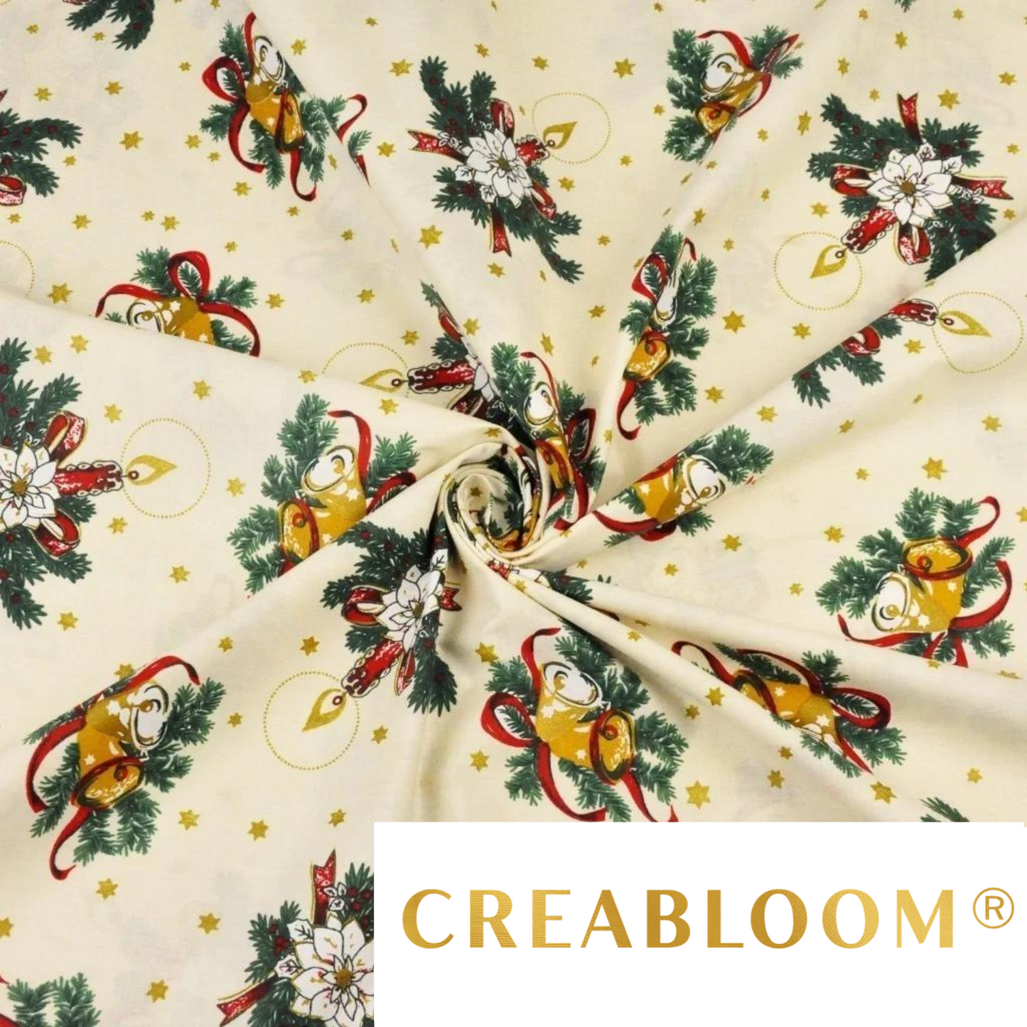 Tissu Coton Motif Noël