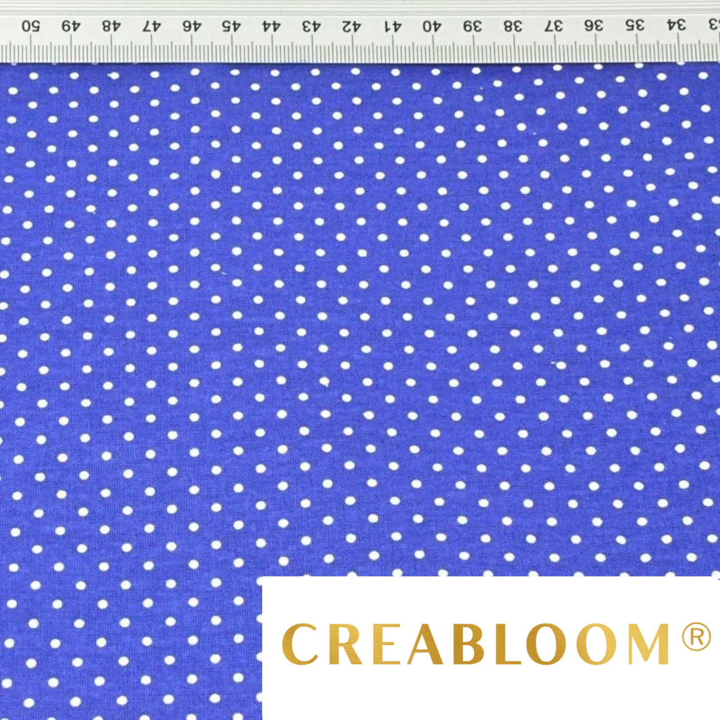Tissu Coton Motif À Pois De 2Mm