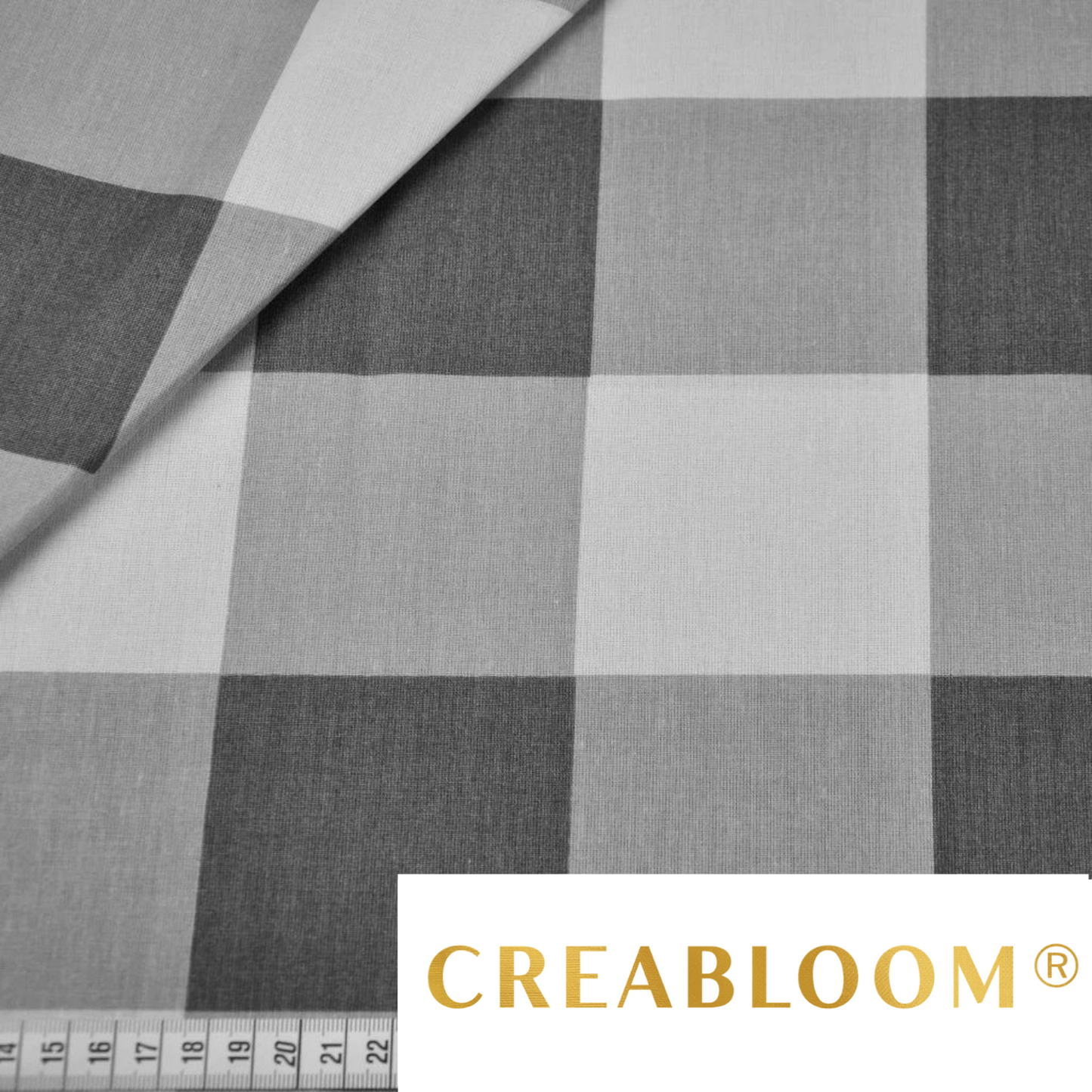 Tissu Coton Motif Carreaux