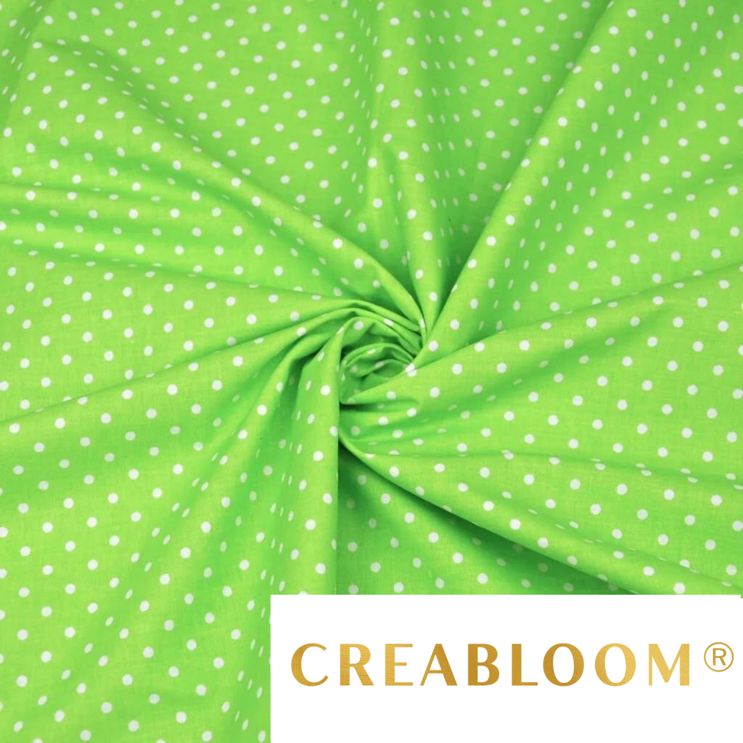 Tissu Coton Motif À Pois De 4Mm