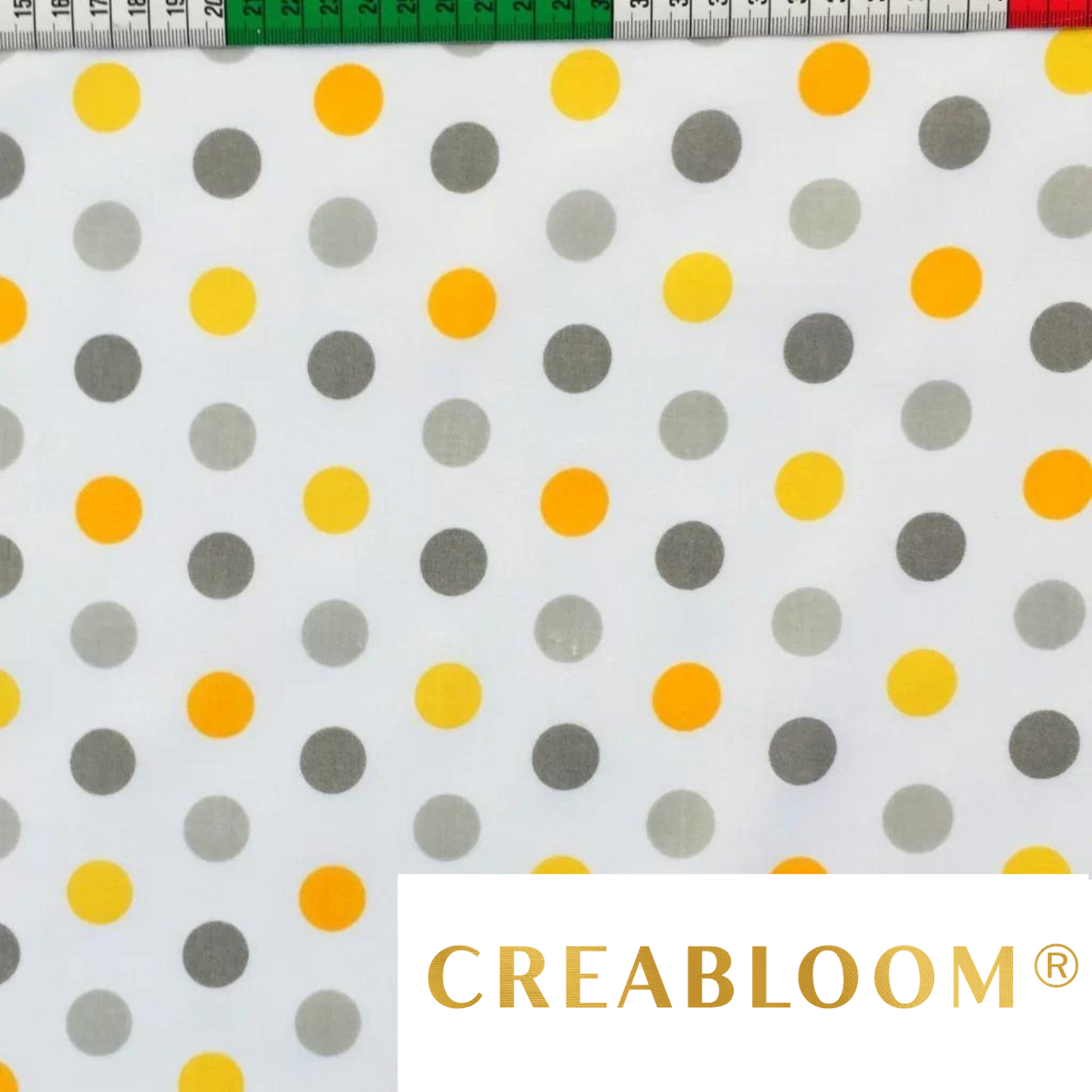 Tissu Coton Motif À Pois De 23Mm