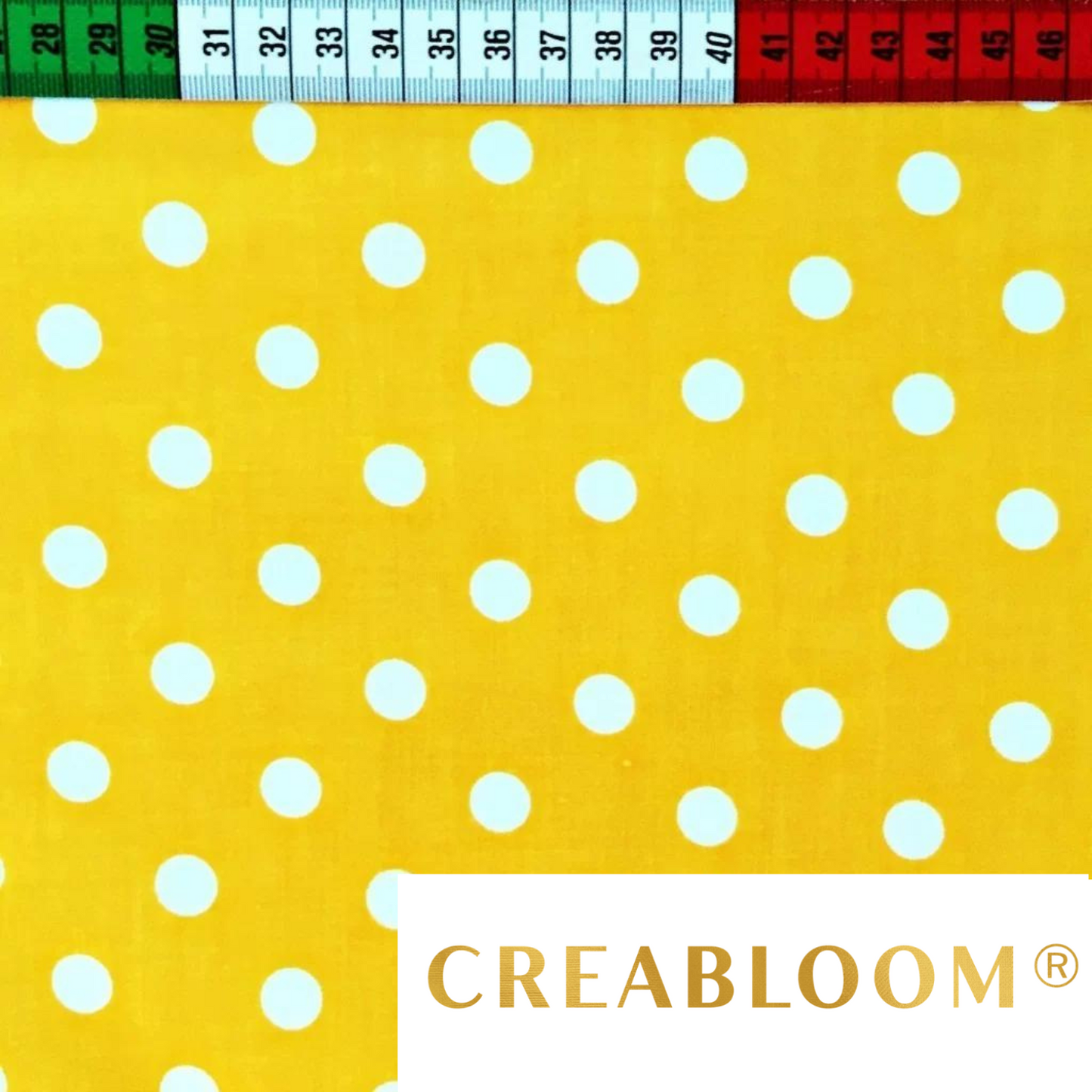 Tissu Coton Motif À Pois De 11Mm