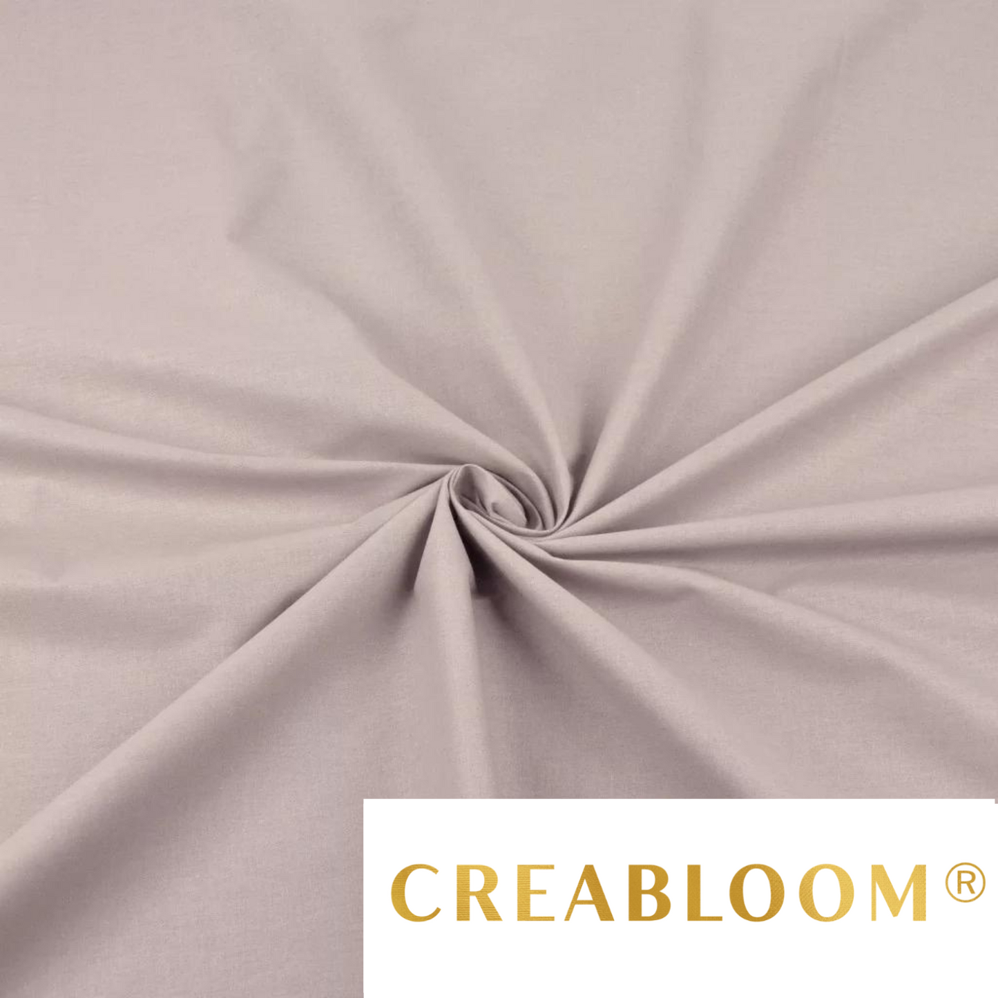 Tissu Coton Uni Rose Beige