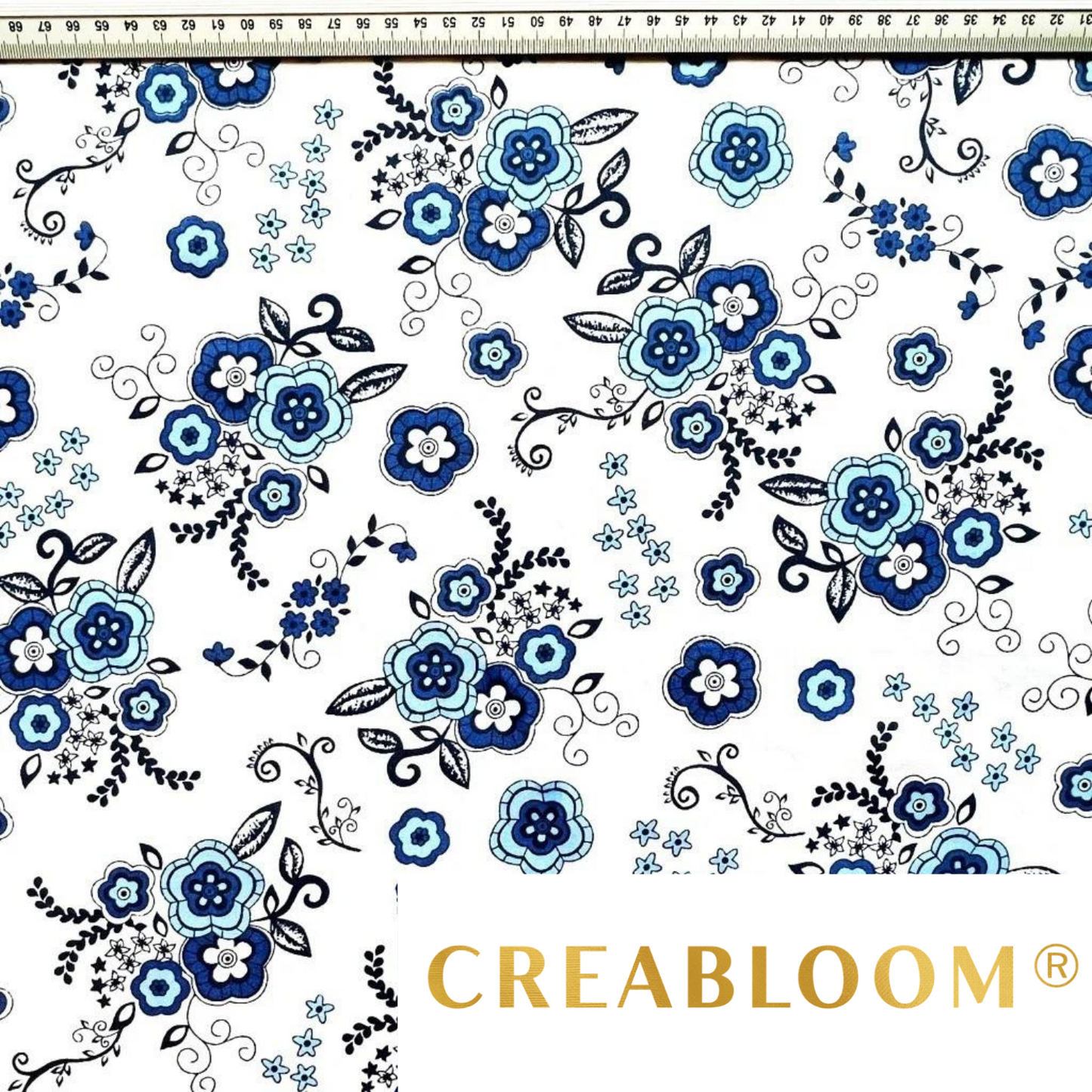 Tissu Coton Imprimé Fleurs