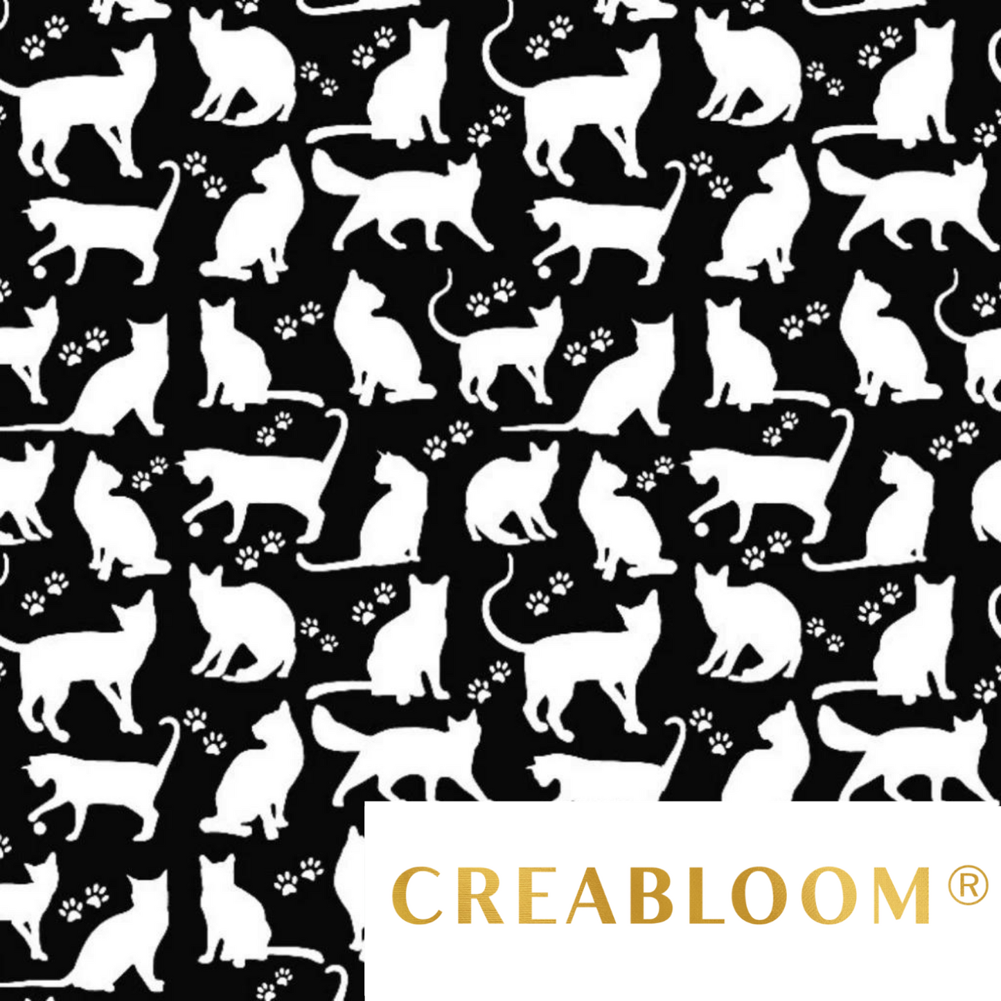 Tissu Coton Motif Chats