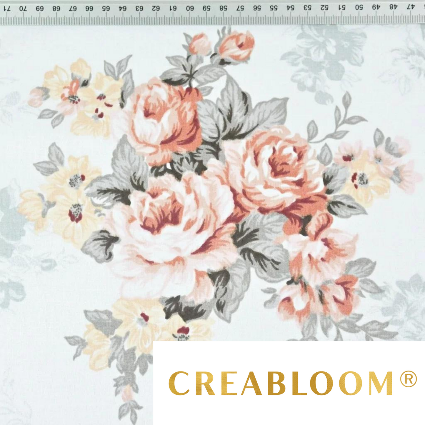 Tissu Coton Motif Fleurs