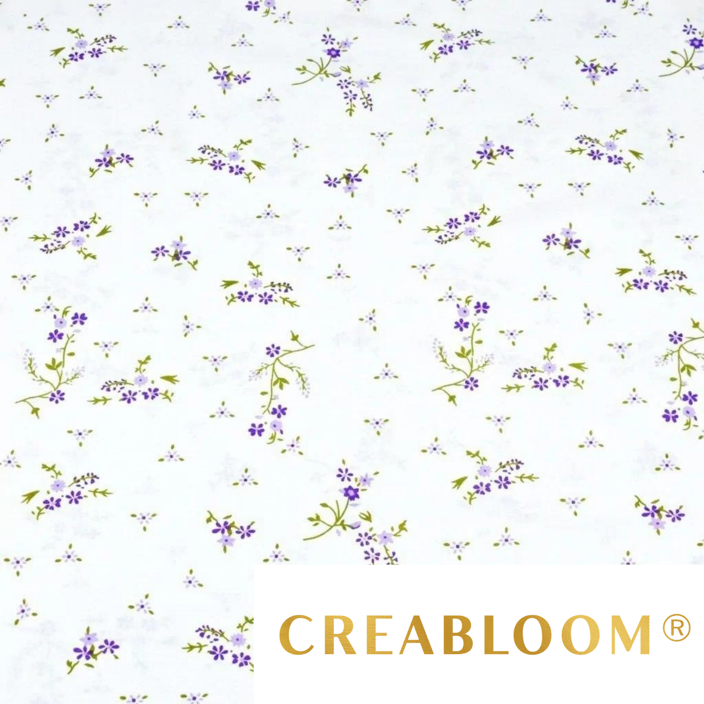 Tissu Coton Motif Fleurs