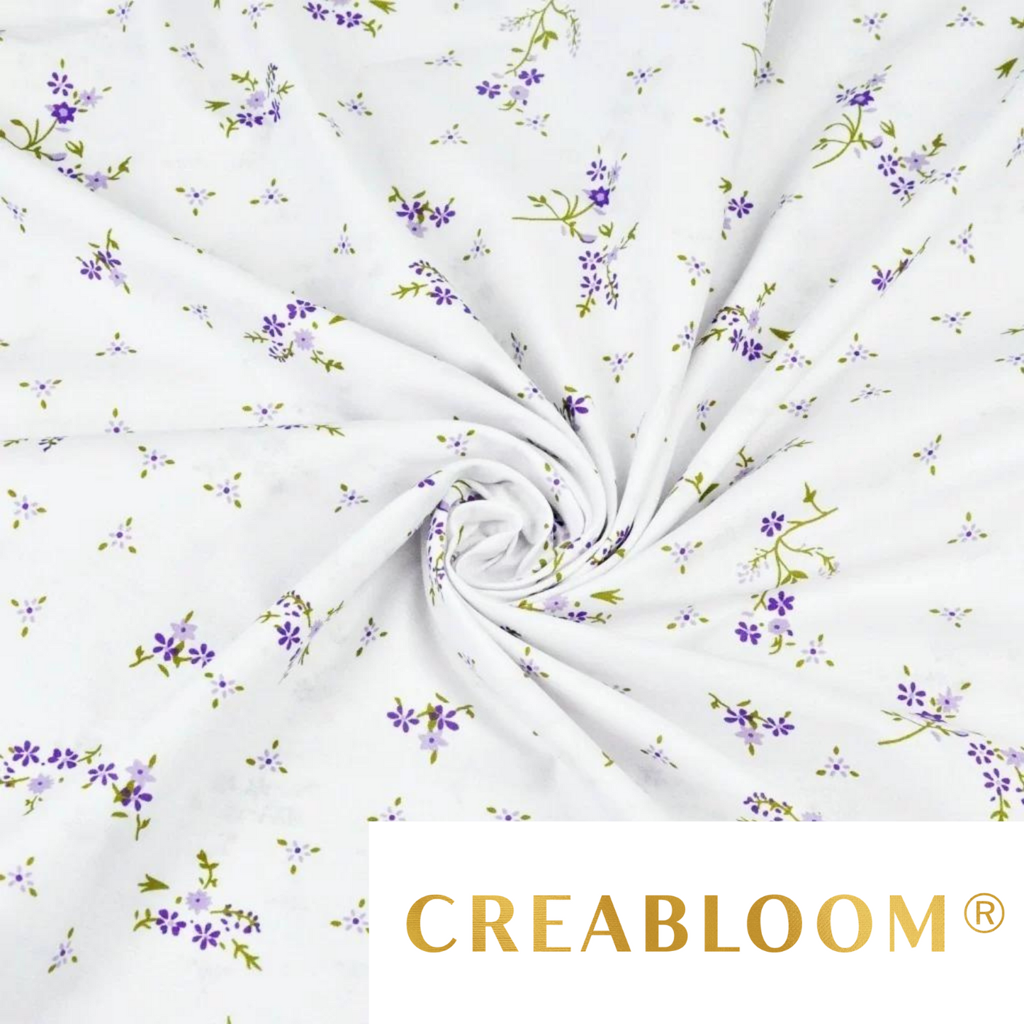 Tissu Coton Motif Fleurs