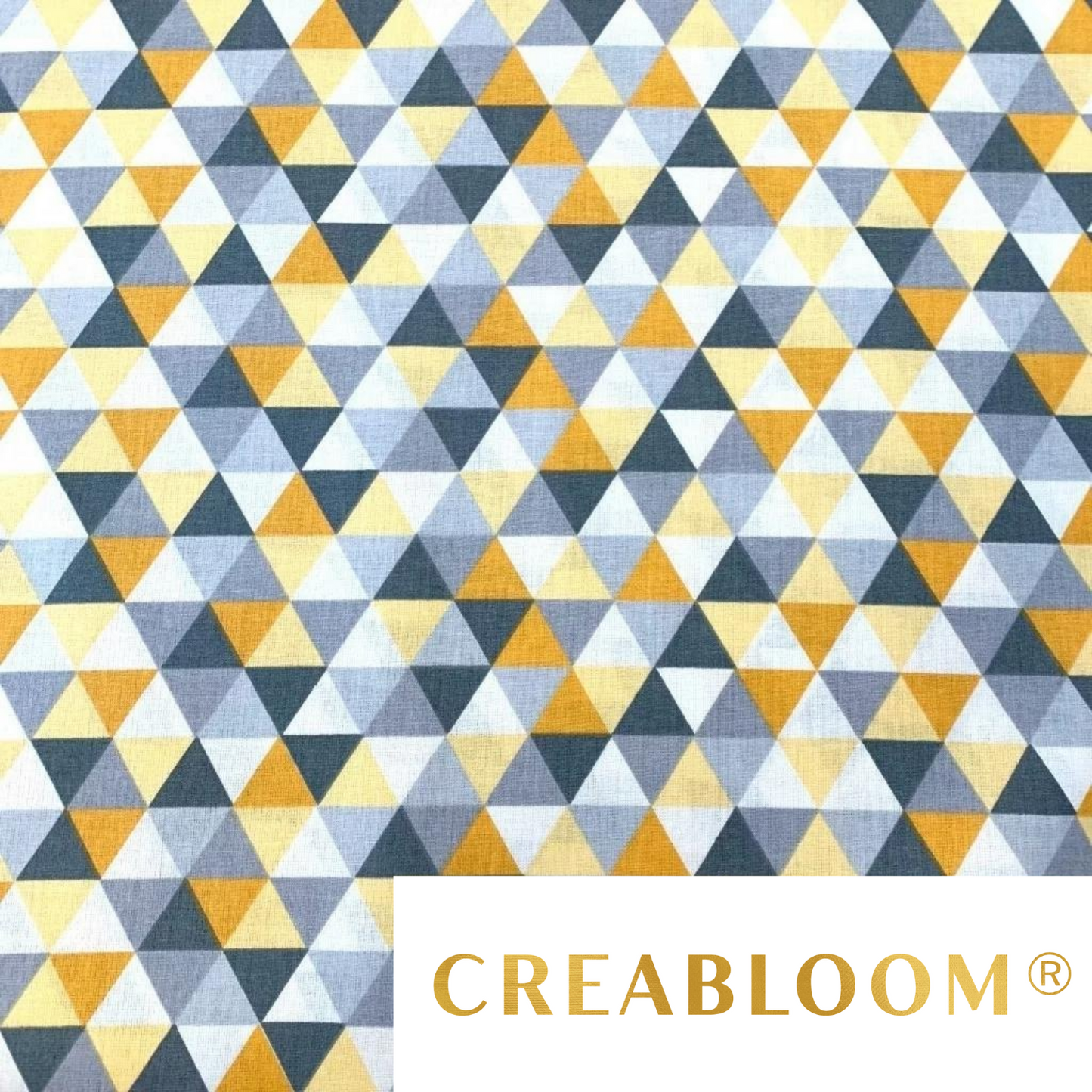 Tissu Coton Motif Triangles