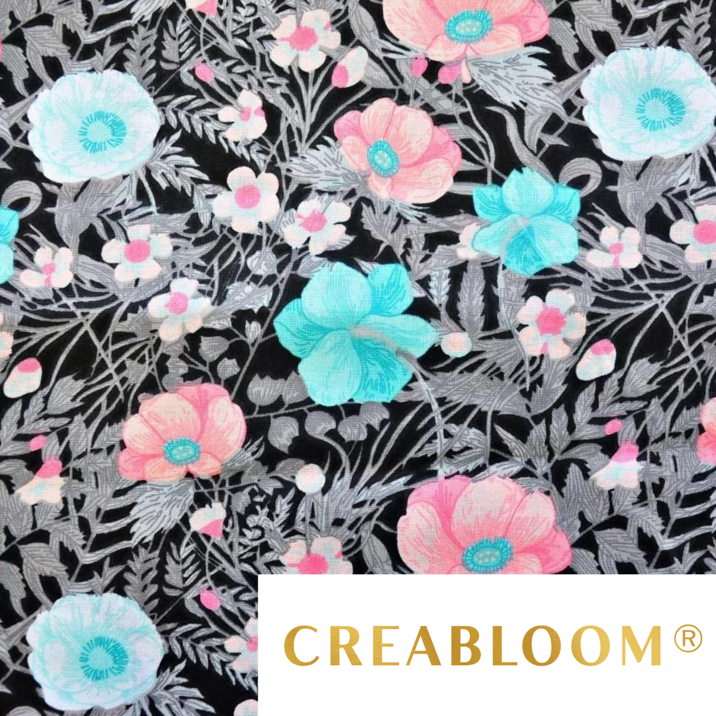 Tissu Coton Motif Fleurs