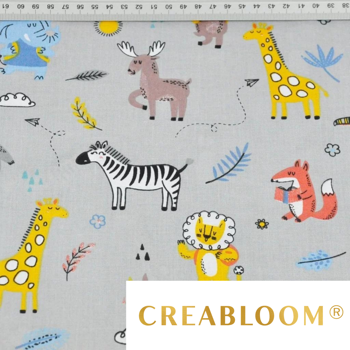 Tissu Coton Motif Animaux