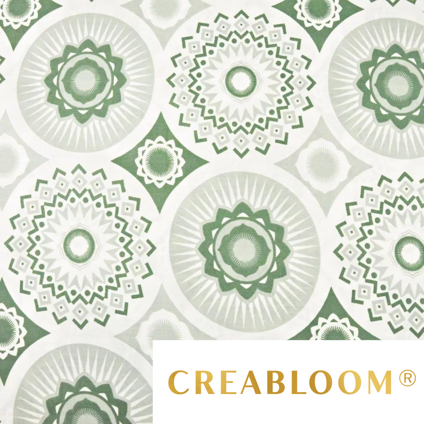 Tissu Coton Motif Mandalas