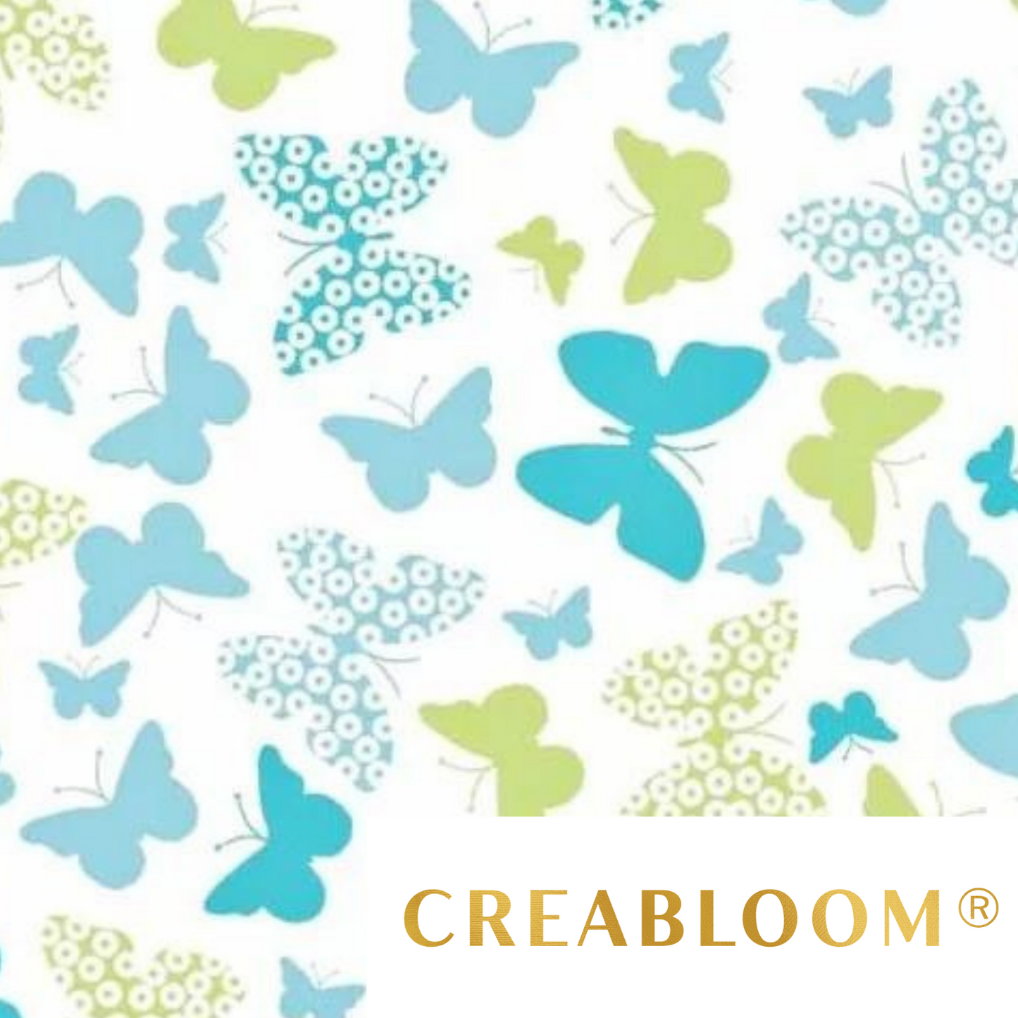 Tissu Coton Motif Papillons