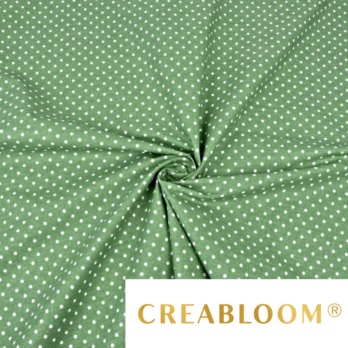 Tissu Coton Motif À Pois De 4Mm