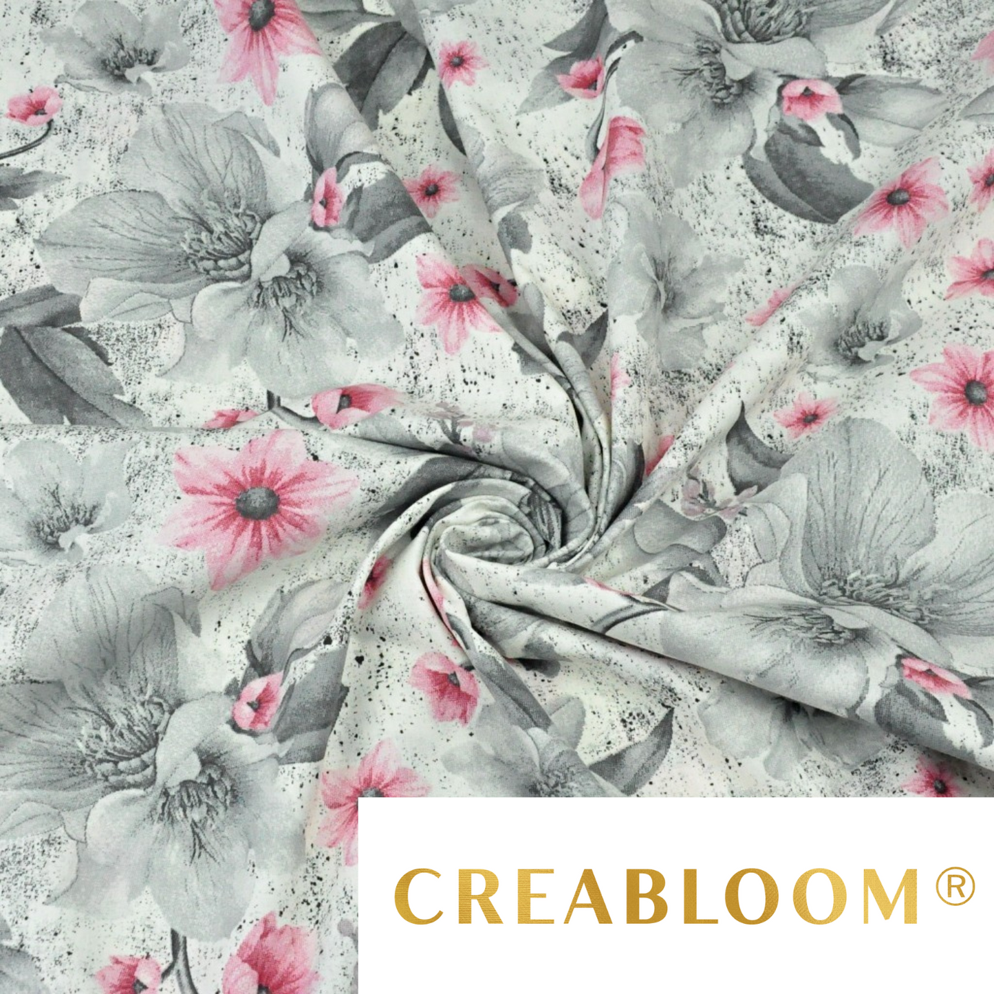Tissu Coton Motif Fleurs