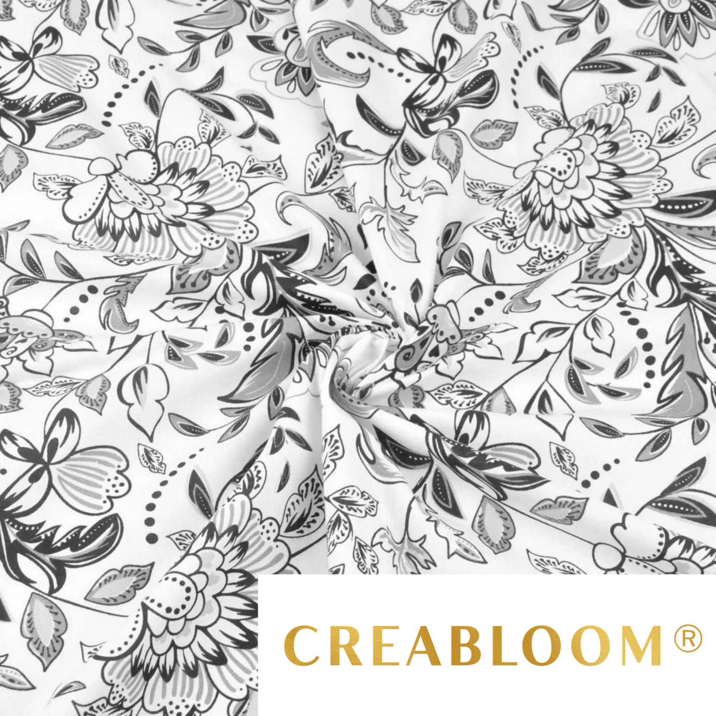 Tissu Coton Motif Fleurs
