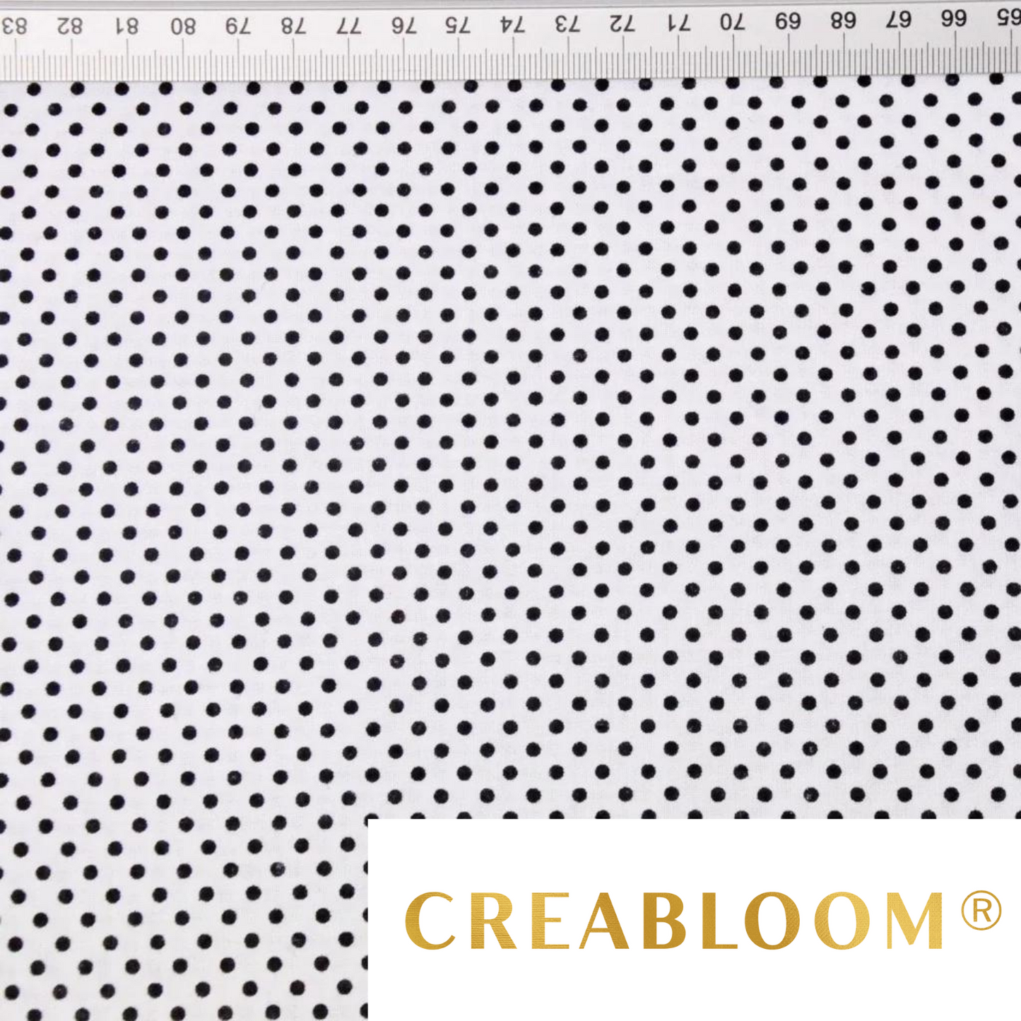 Tissu Coton Motif À Pois