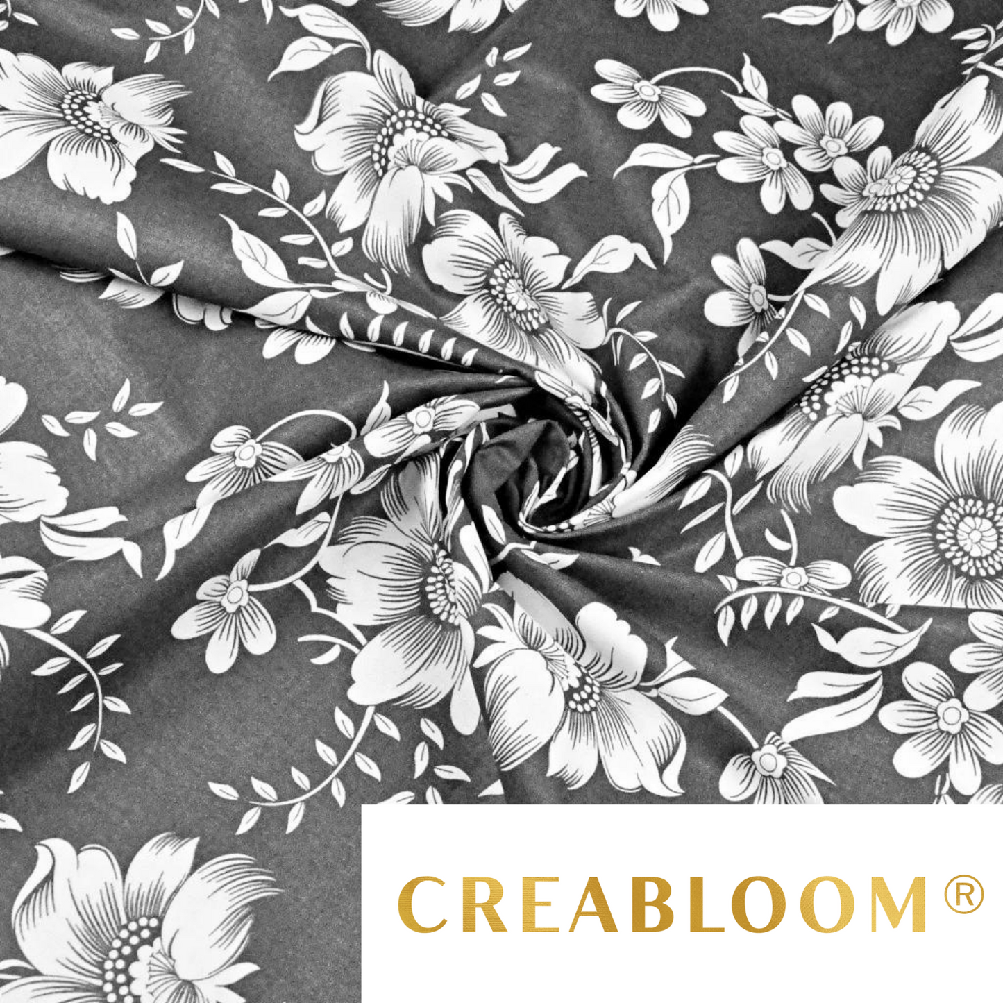 Tissu Coton Motif Fleurs