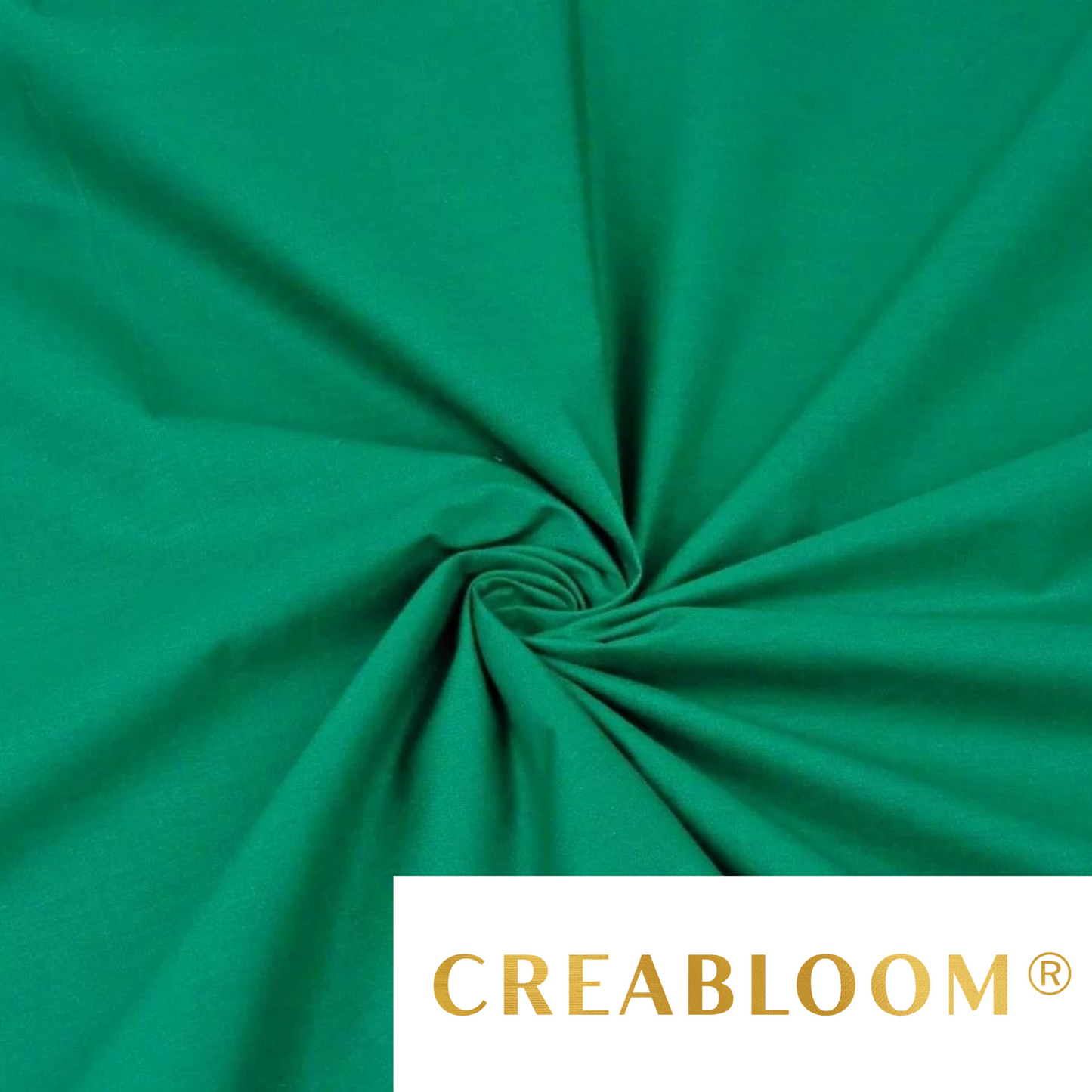 Tissu Coton Uni Vert
