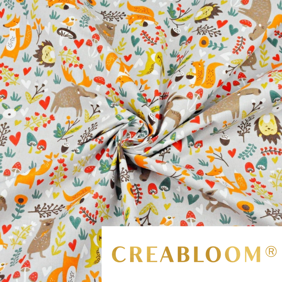 Tissu Coton Motif Animaux
