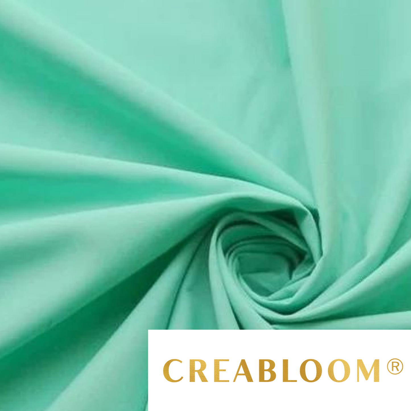 Tissu Coton Uni Menthe