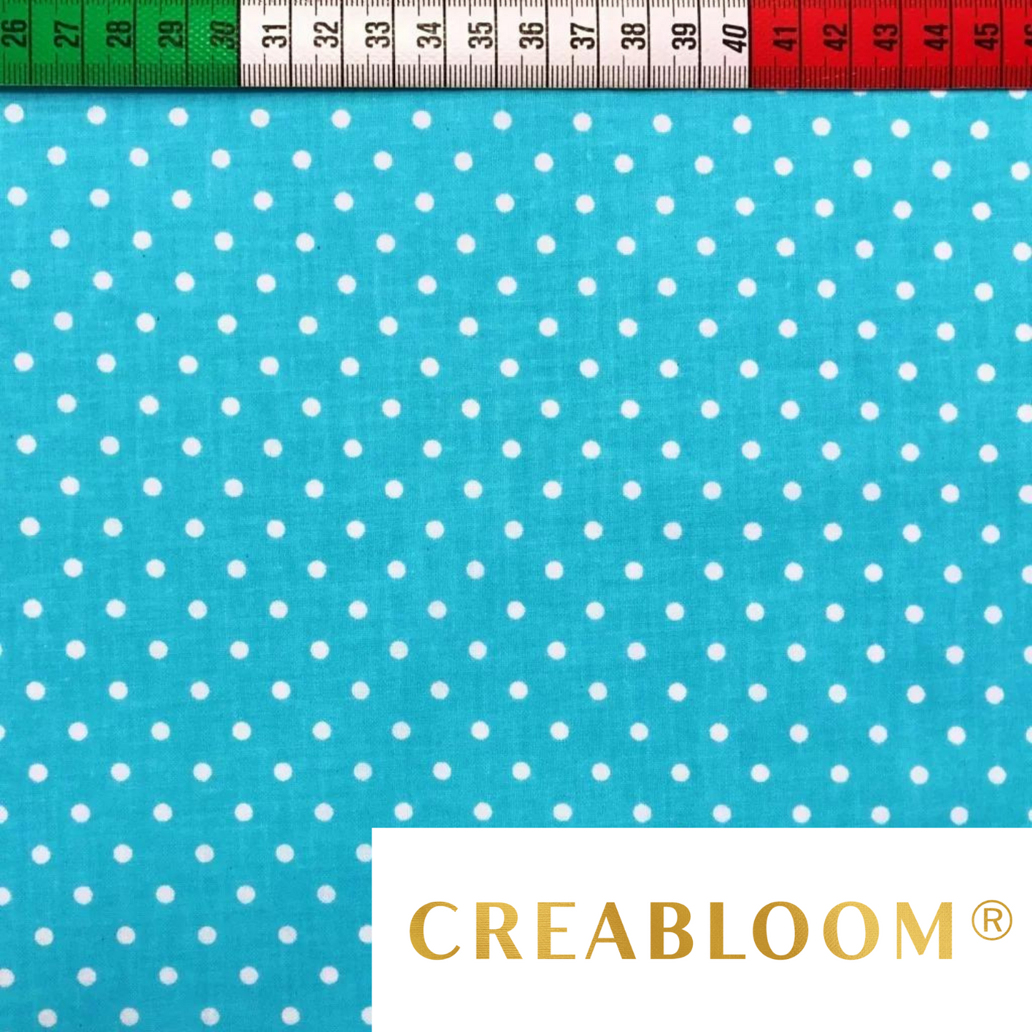 Tissu Coton Motif À Pois De 4Mm