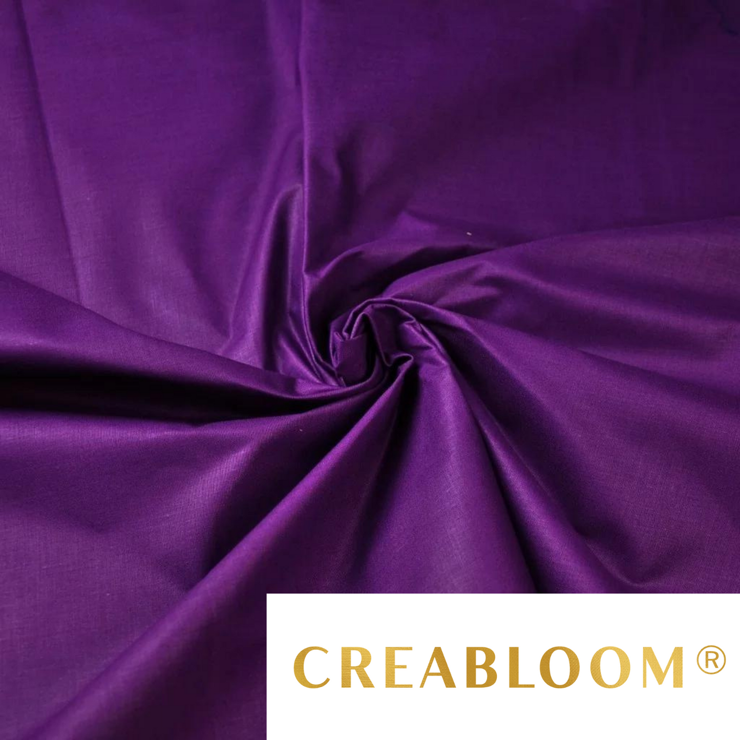 Tissu Coton Uni Violet