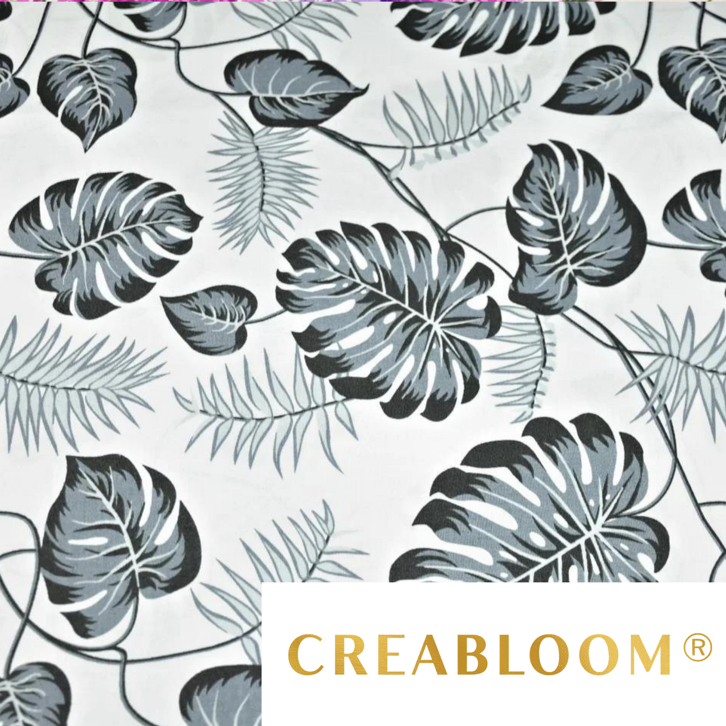 Tissu Coton Motif Plantes