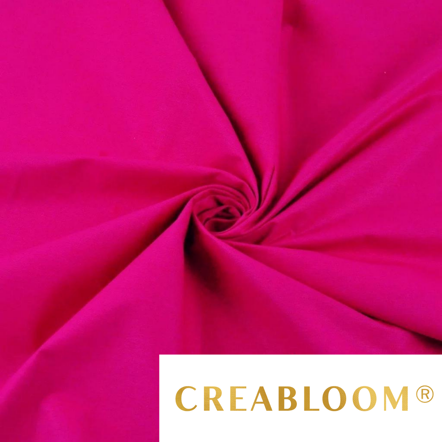 Tissu Coton Uni Fuchsia