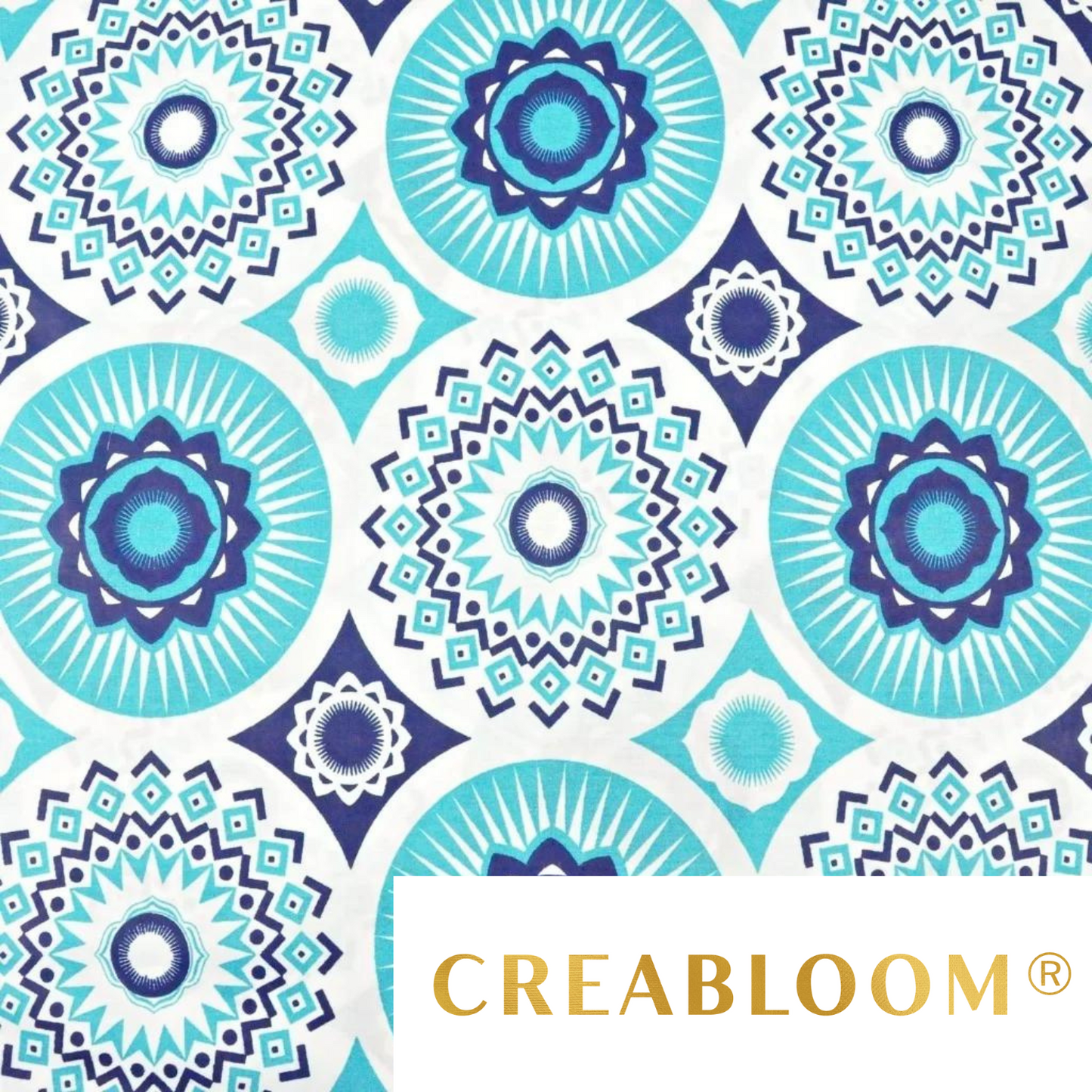 Tissu Coton Motif Mandalas
