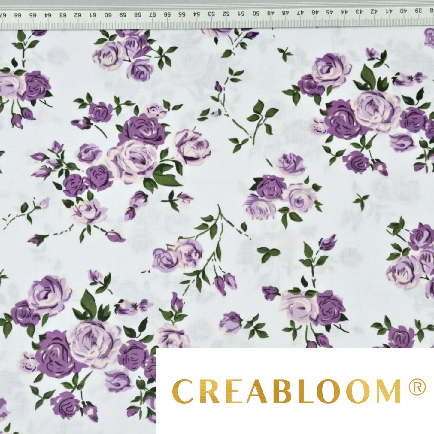 Tissu Coton Motif Roses