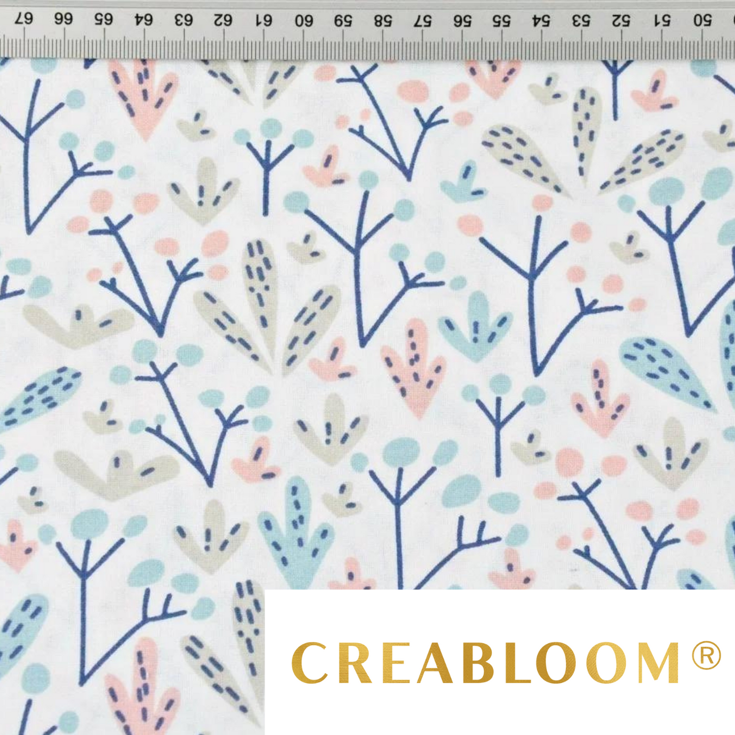 Tissu Coton Motif Fleurs