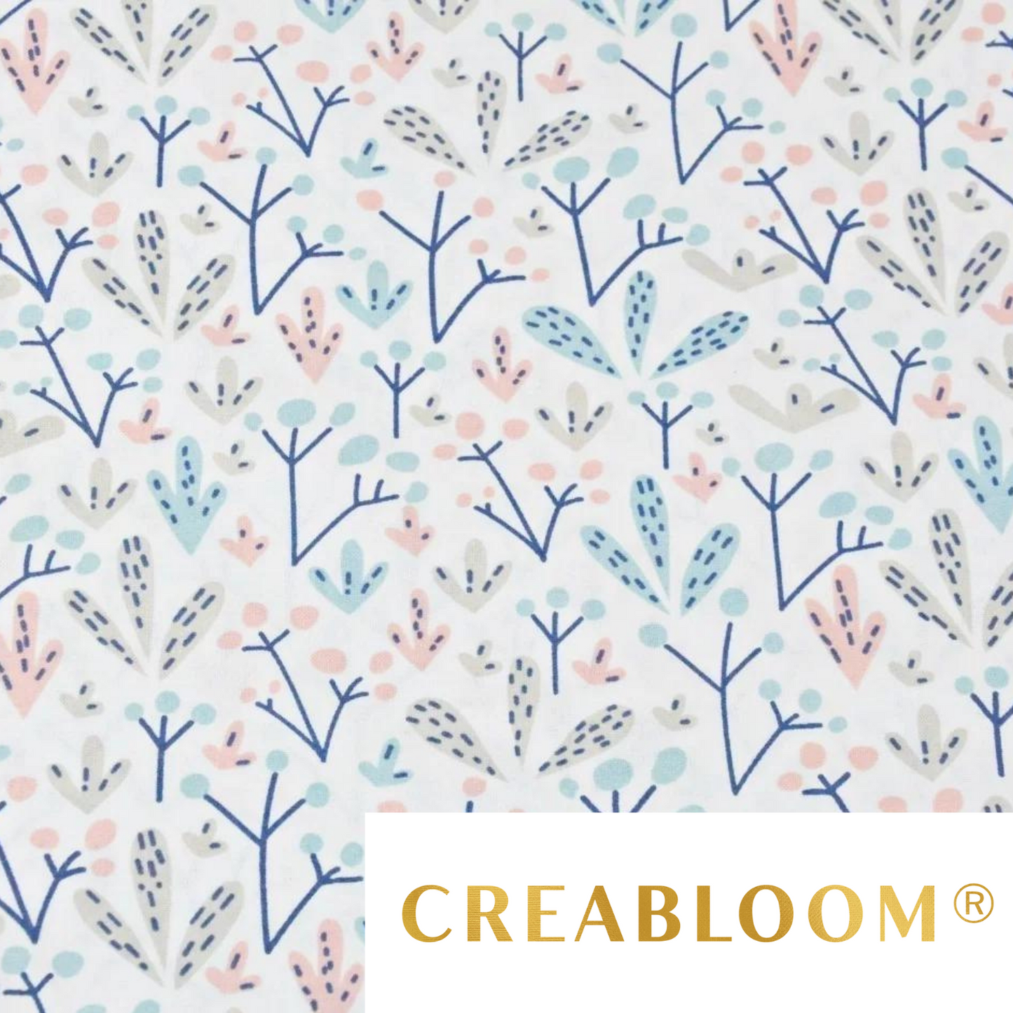Tissu Coton Motif Fleurs