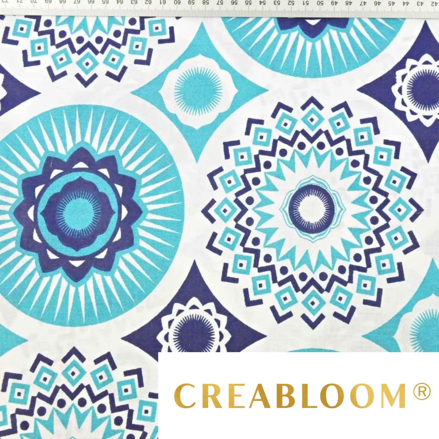 Tissu Coton Motif Mandalas