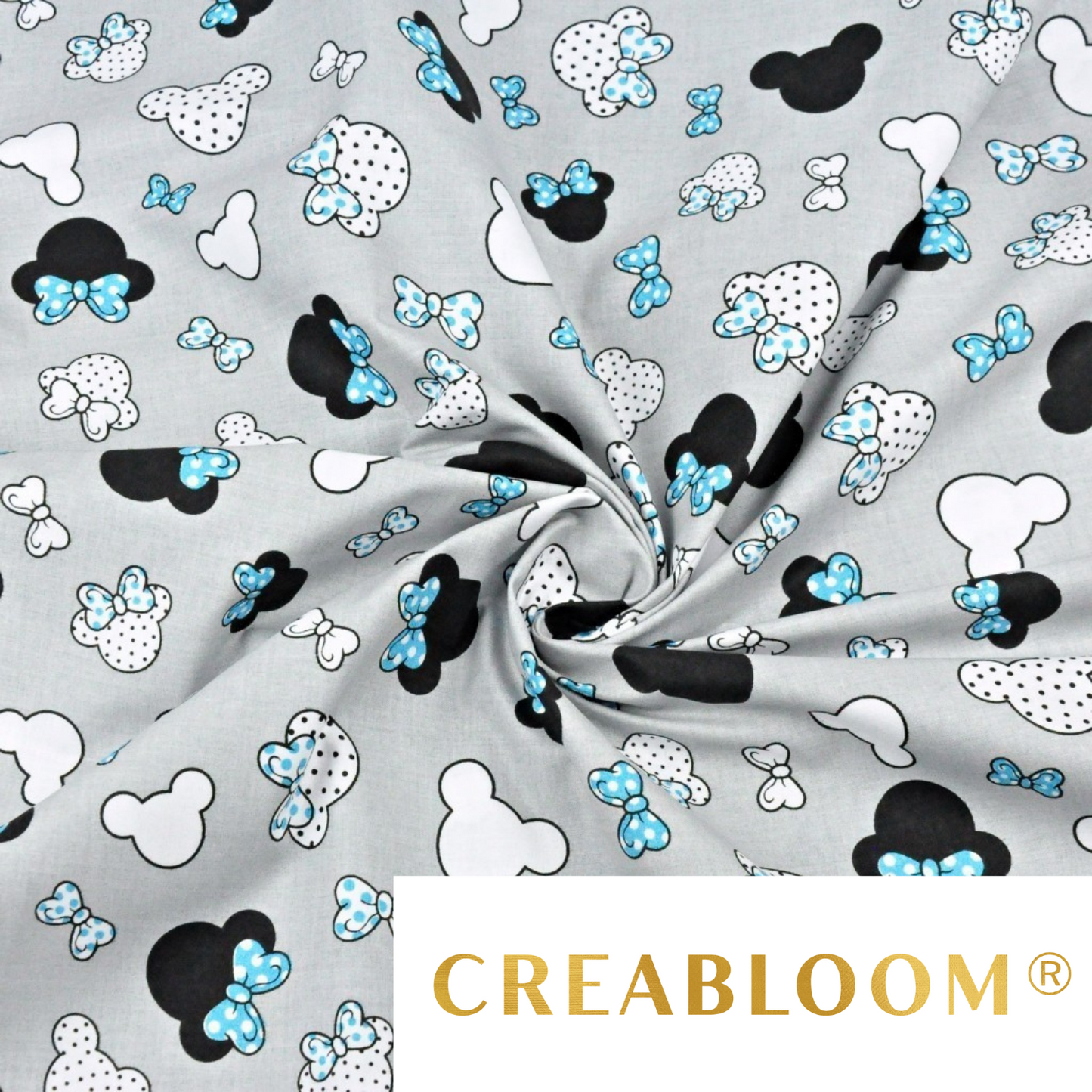 Tissu Coton Motif Souris